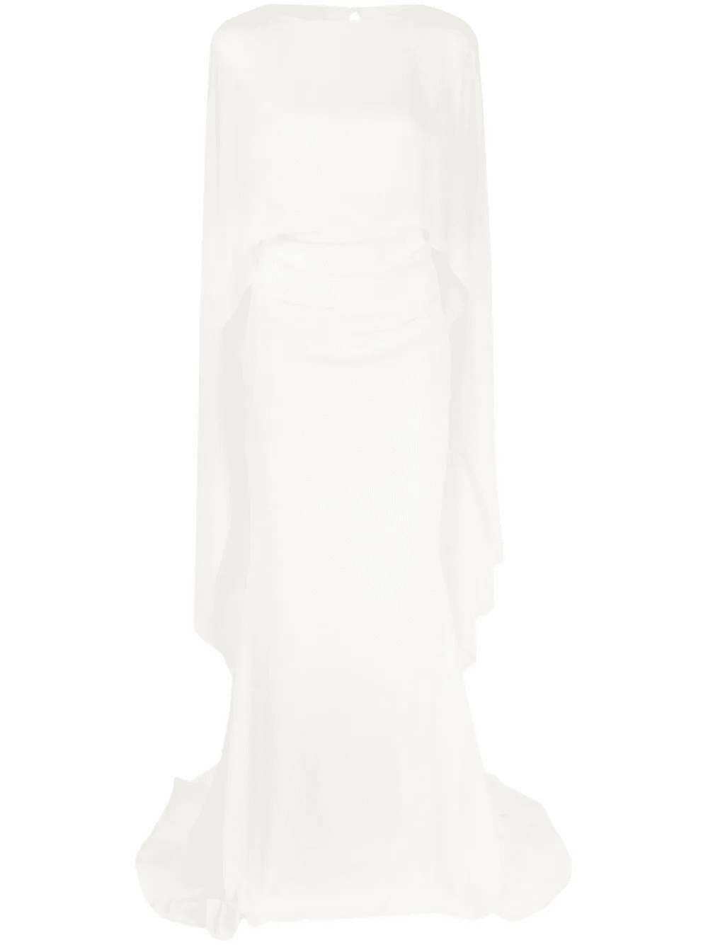 mermaid cape gown - Image 1