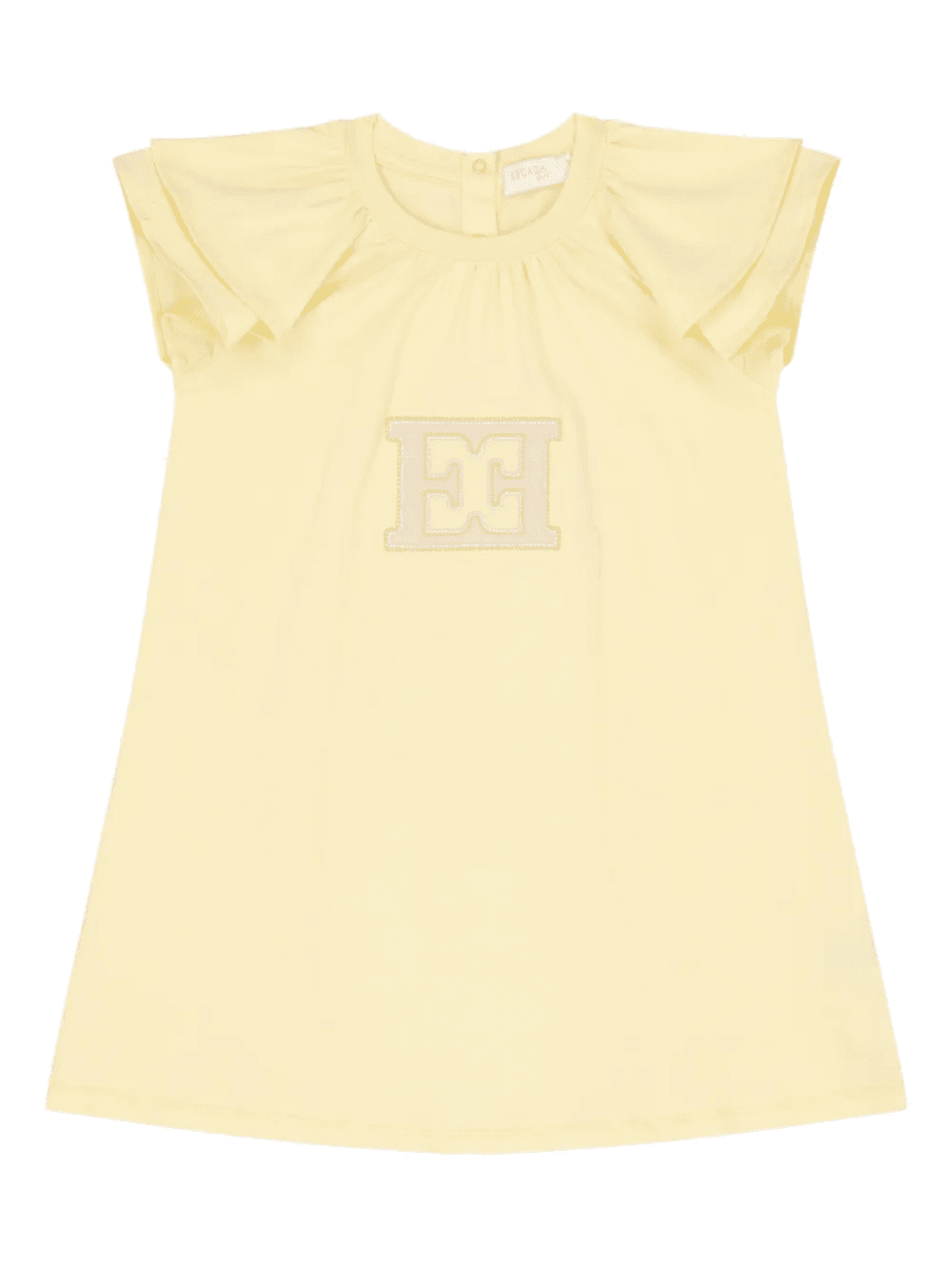 ruffled cap-sleeve dress - Image 1