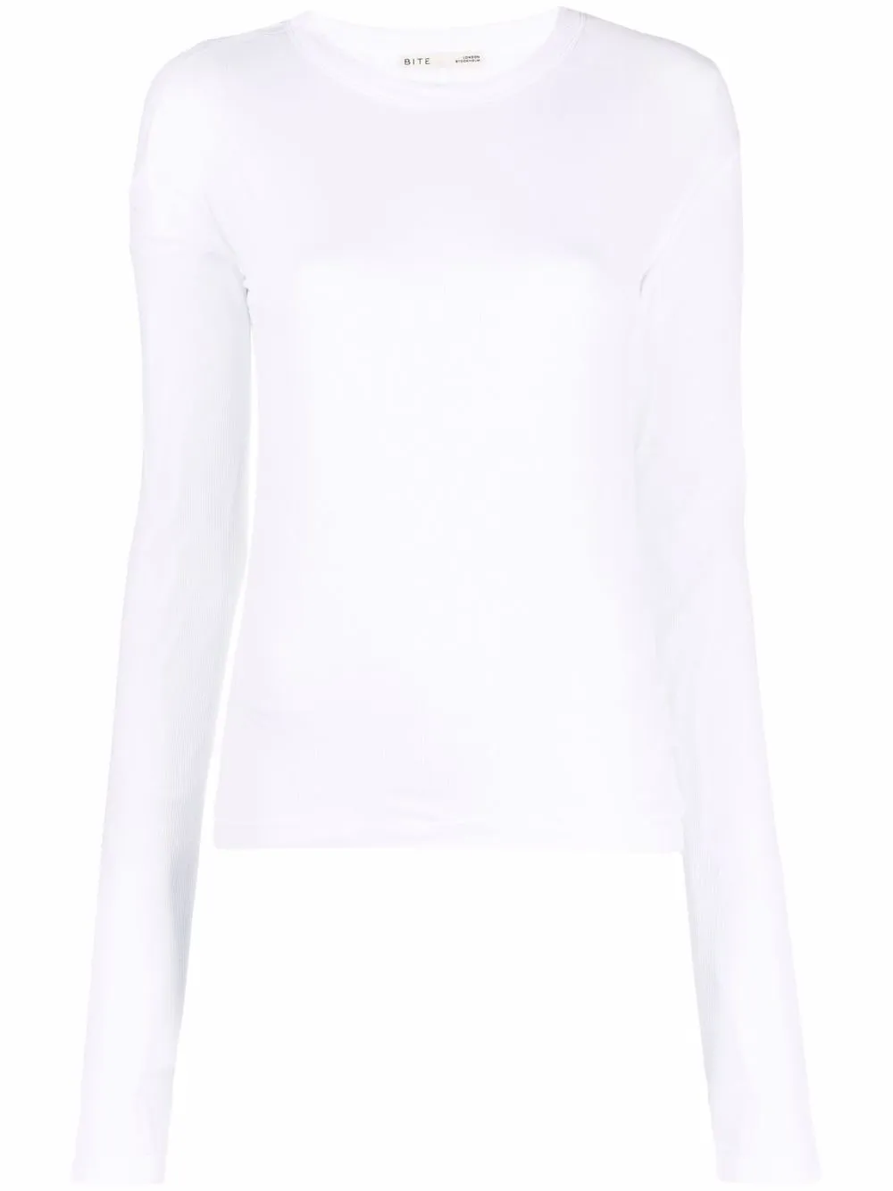 semi-sheer cotton T-shirt - Image 1