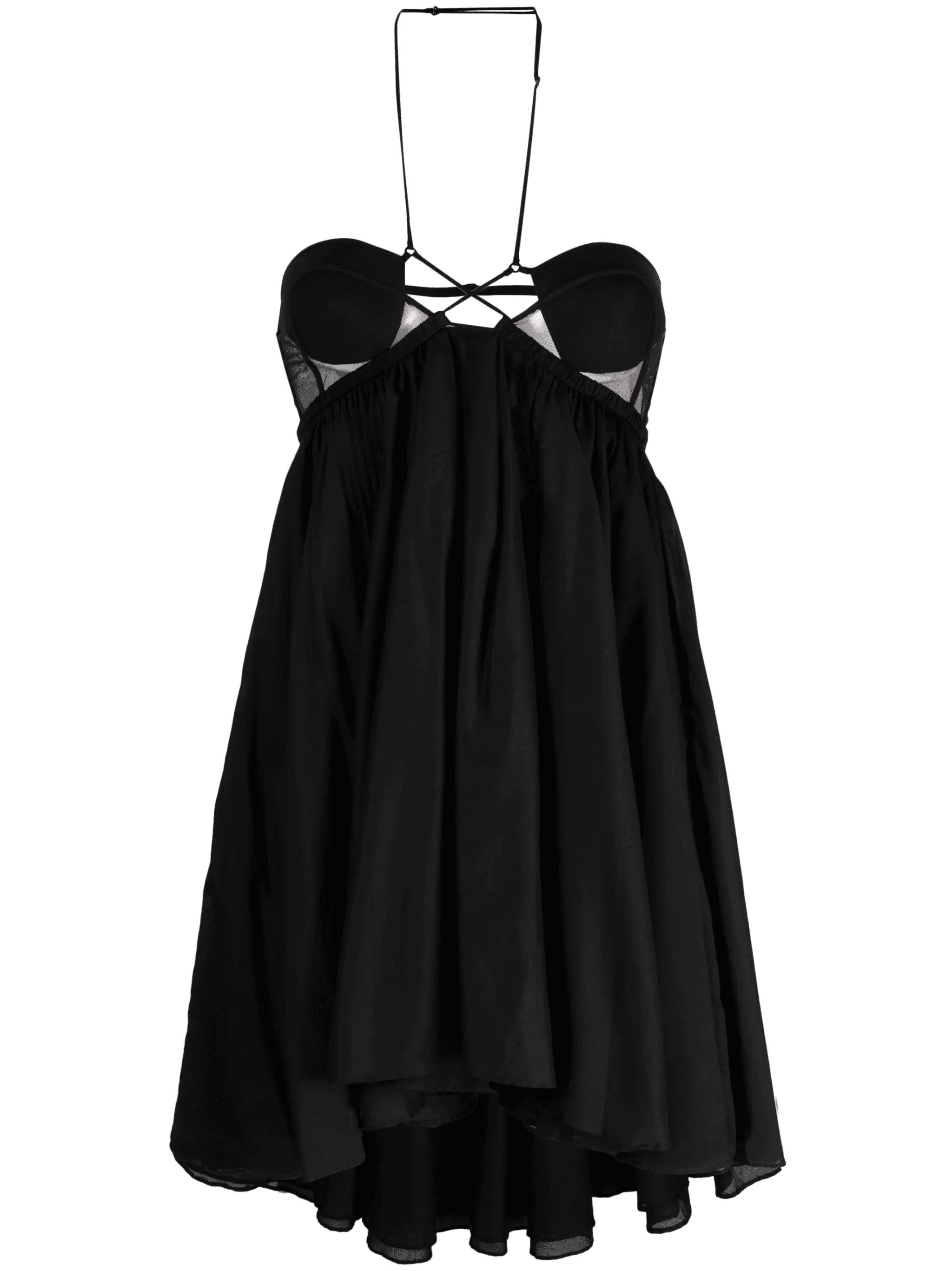 halterneck cut-out minidress - Image 1