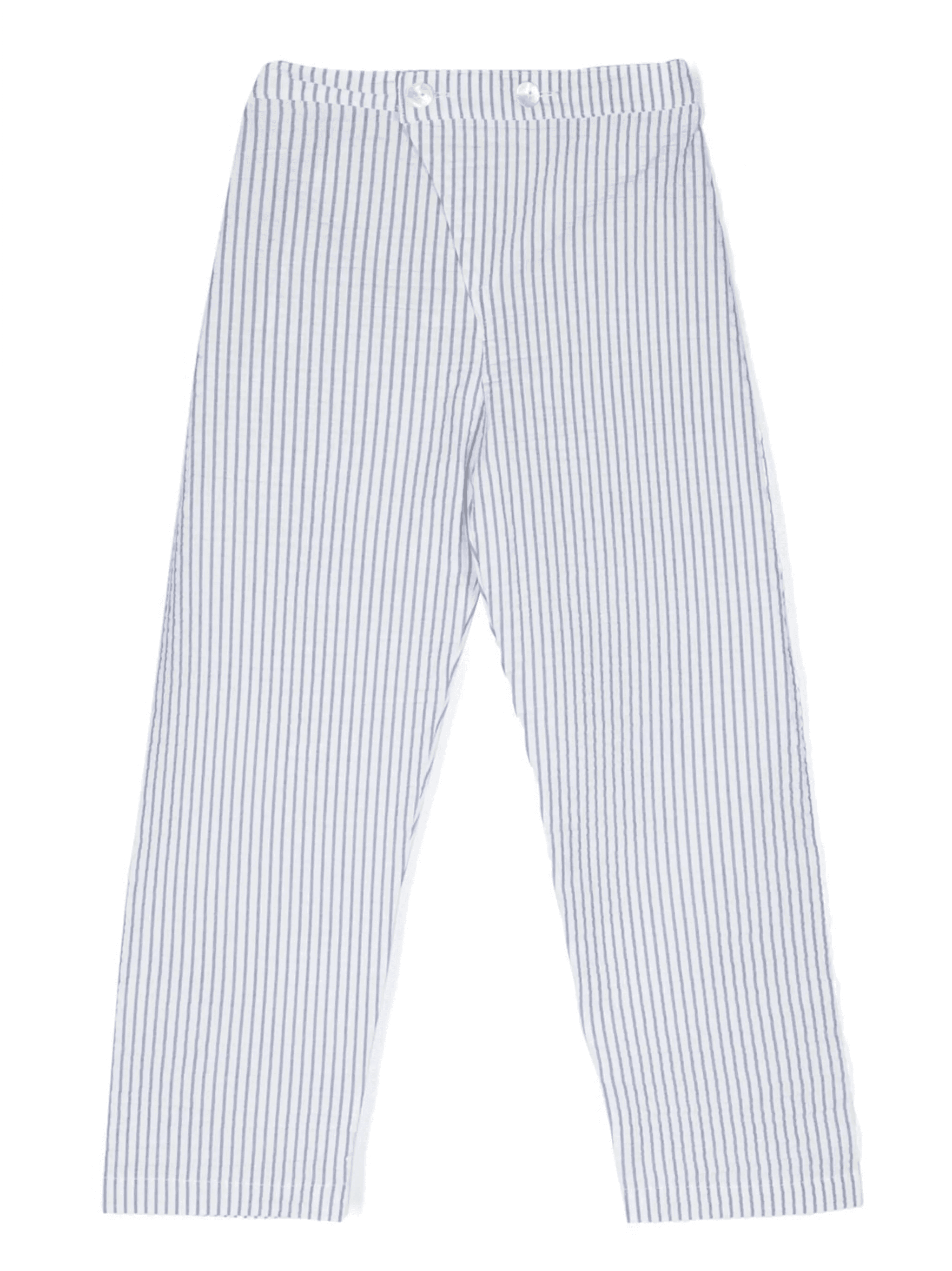 striped straight-leg trousers - Image 1