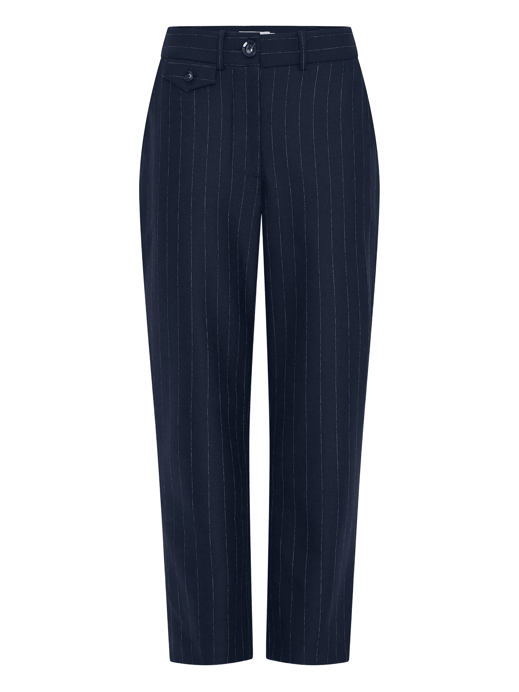 pinstripe tailored trousers - Image 1