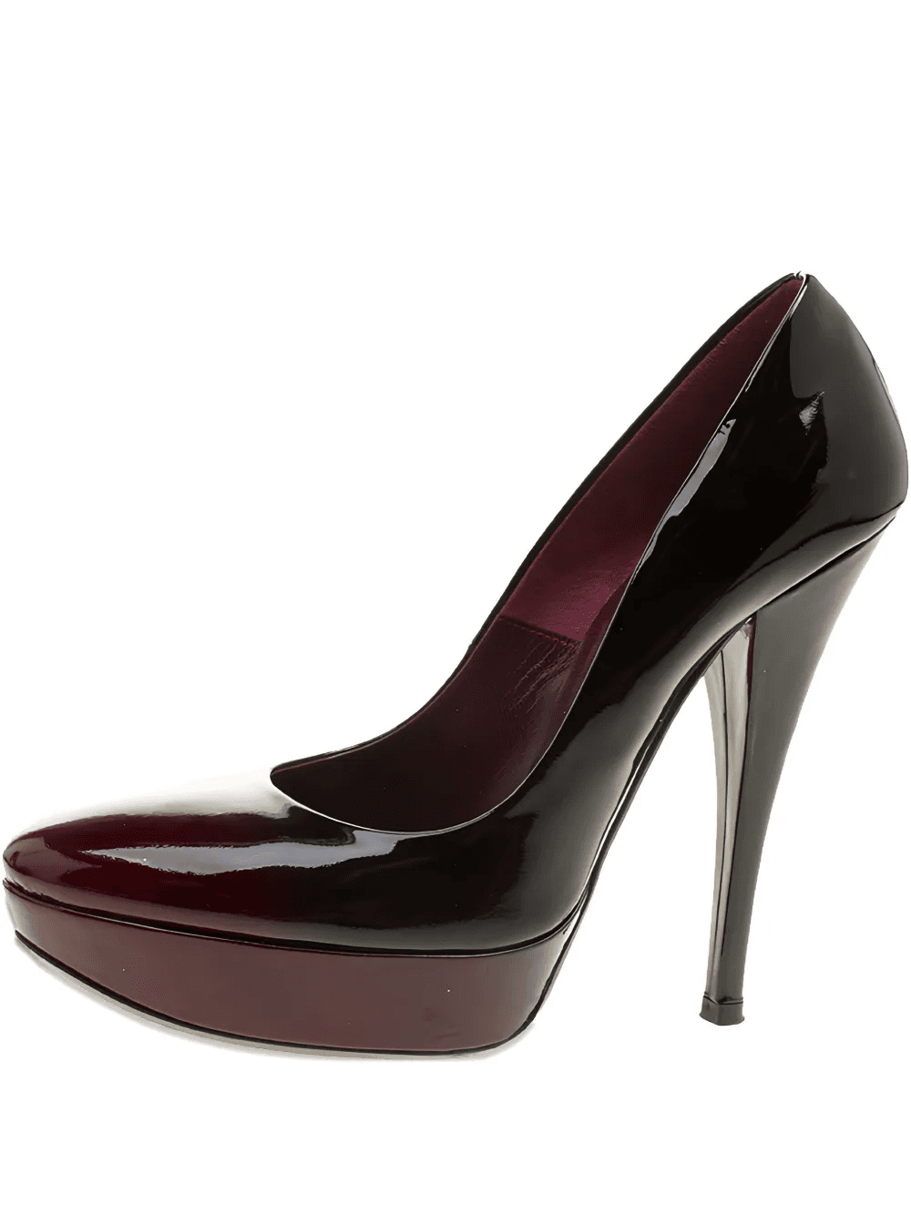 140mm calf-leather platform heeled pumps - Image 1