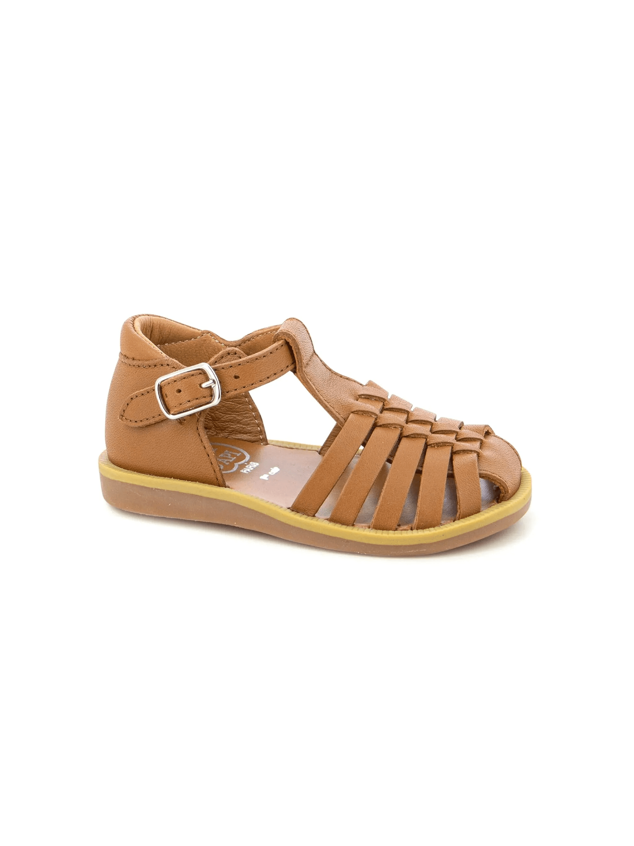 caged leather sandals - Image 1