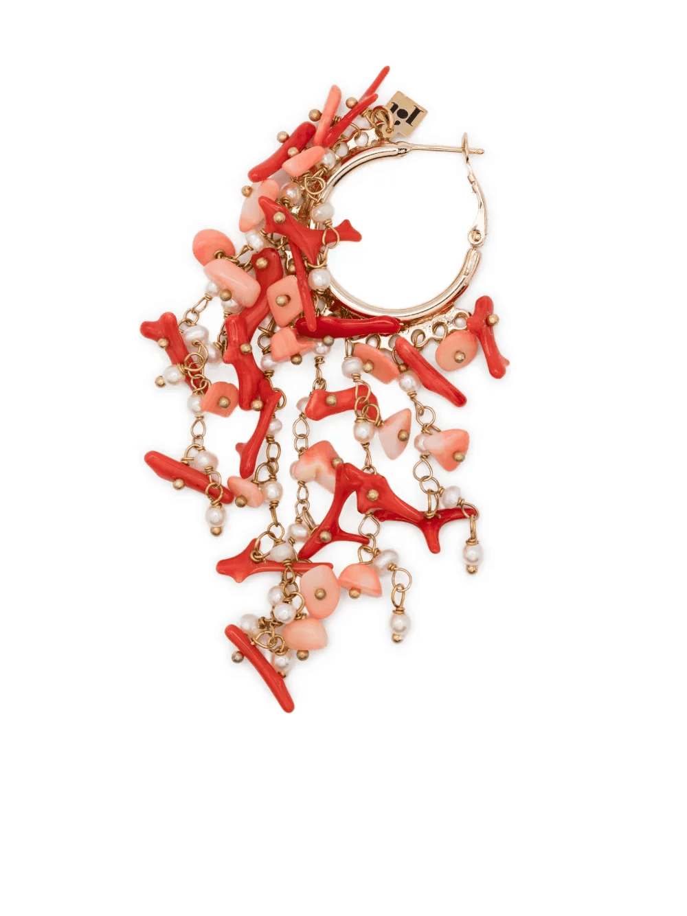 corals hoop earring - Image 1