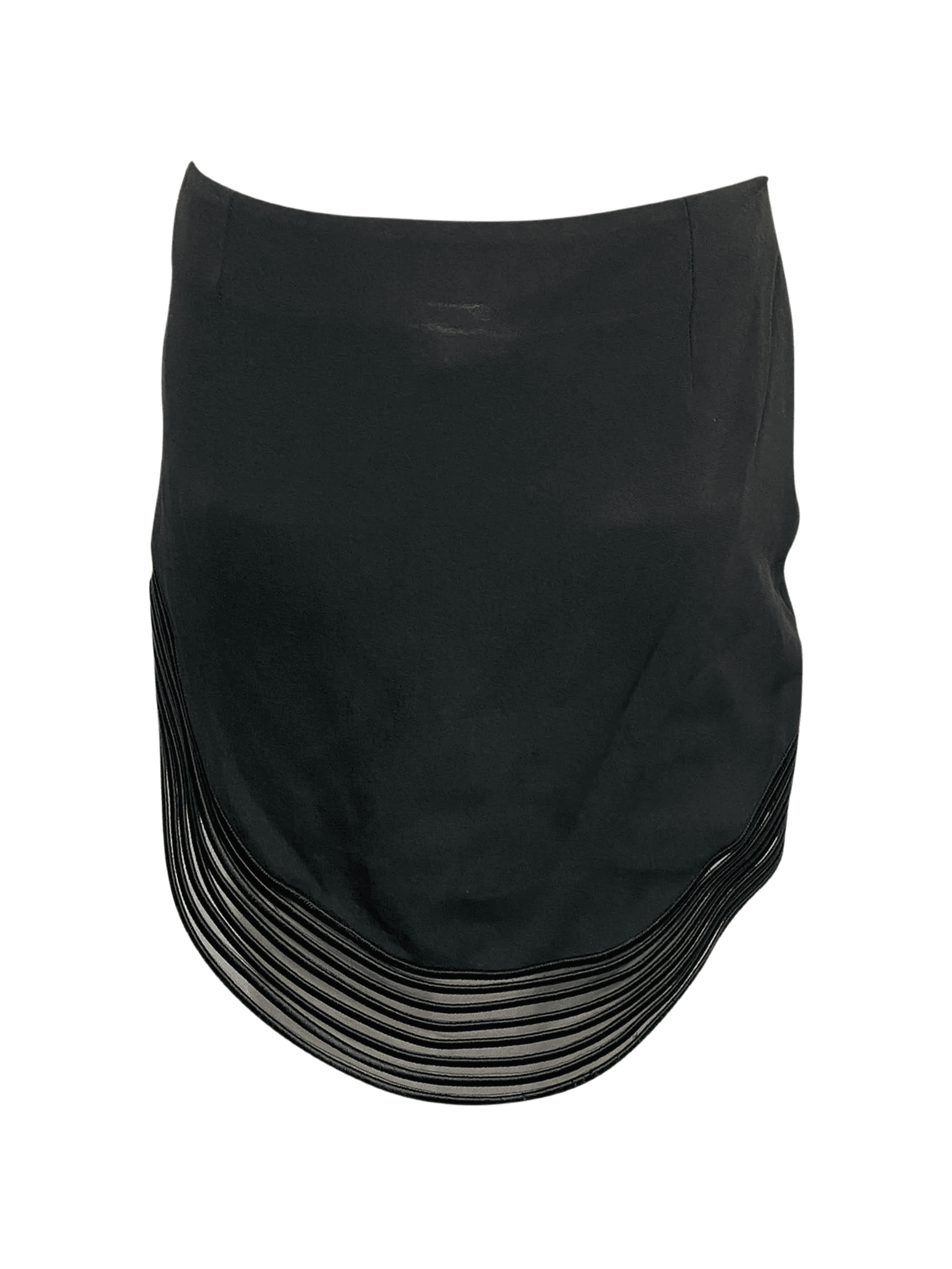 rib wave mini skirt - Image 1