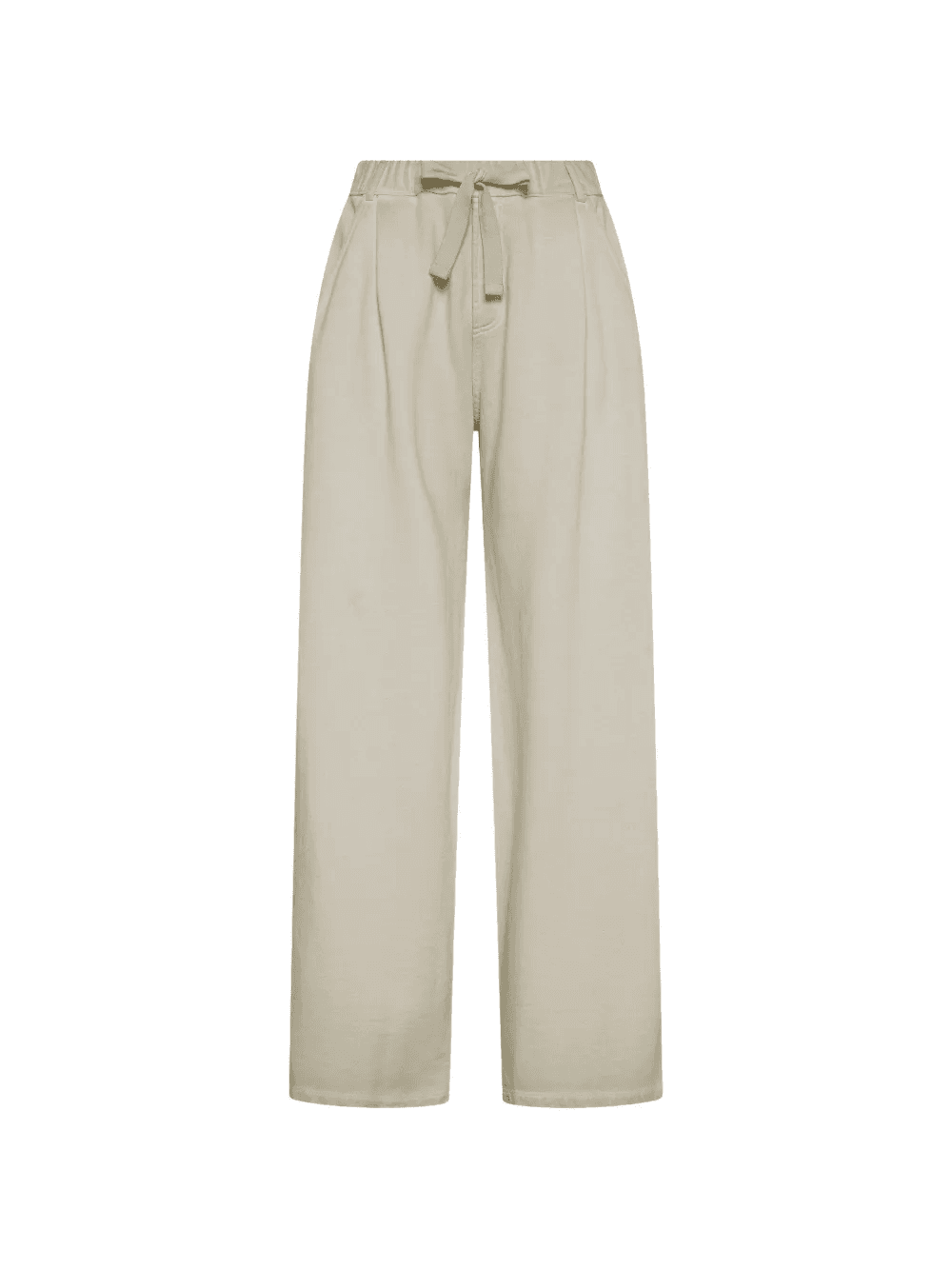 pleated drawstring trousers - Image 1