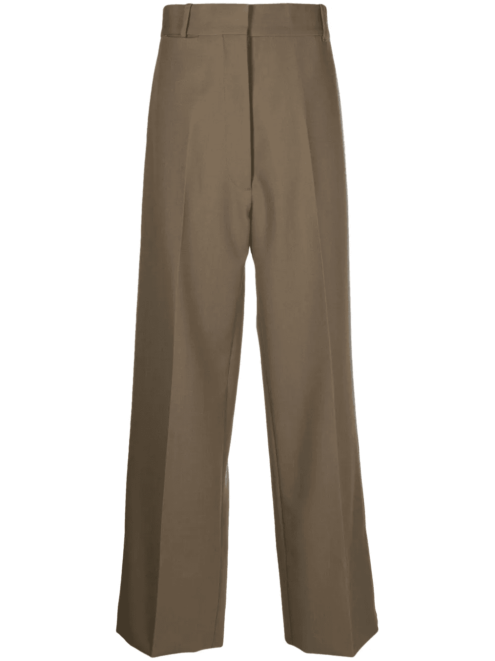 pressed-crease wool tailored trousers - Image 1