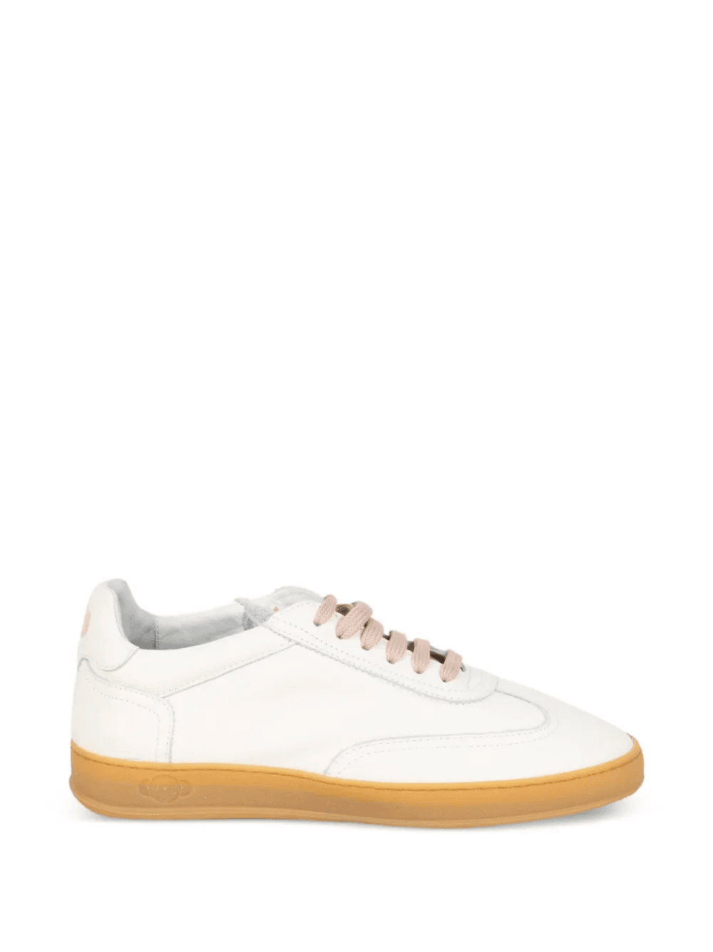 leather lace-up sneakers - Image 1
