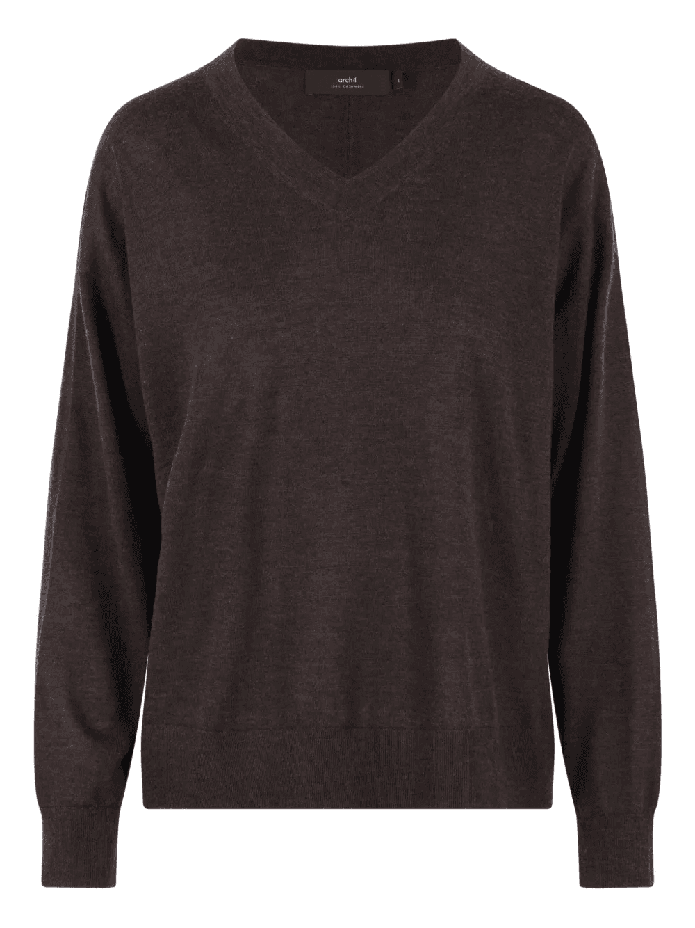 V-neck ribbed sweater - Image 1