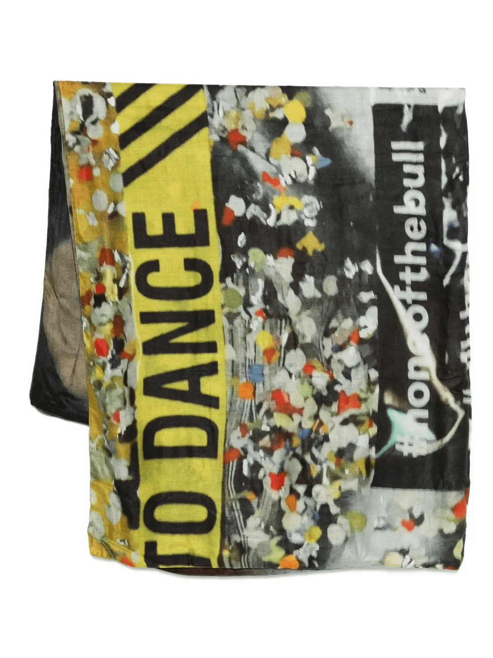 letters-print scarf - Image 1