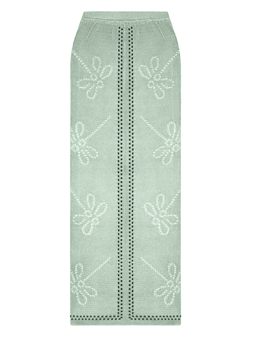 Garden Party dragonfly-pattern knitted skirt - Image 1