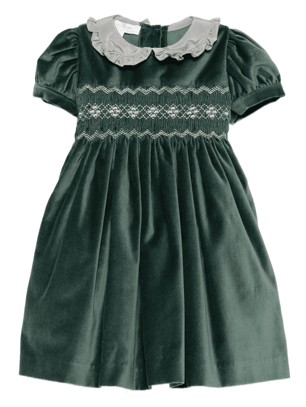 ruffled-detail smocked dress - Image 1