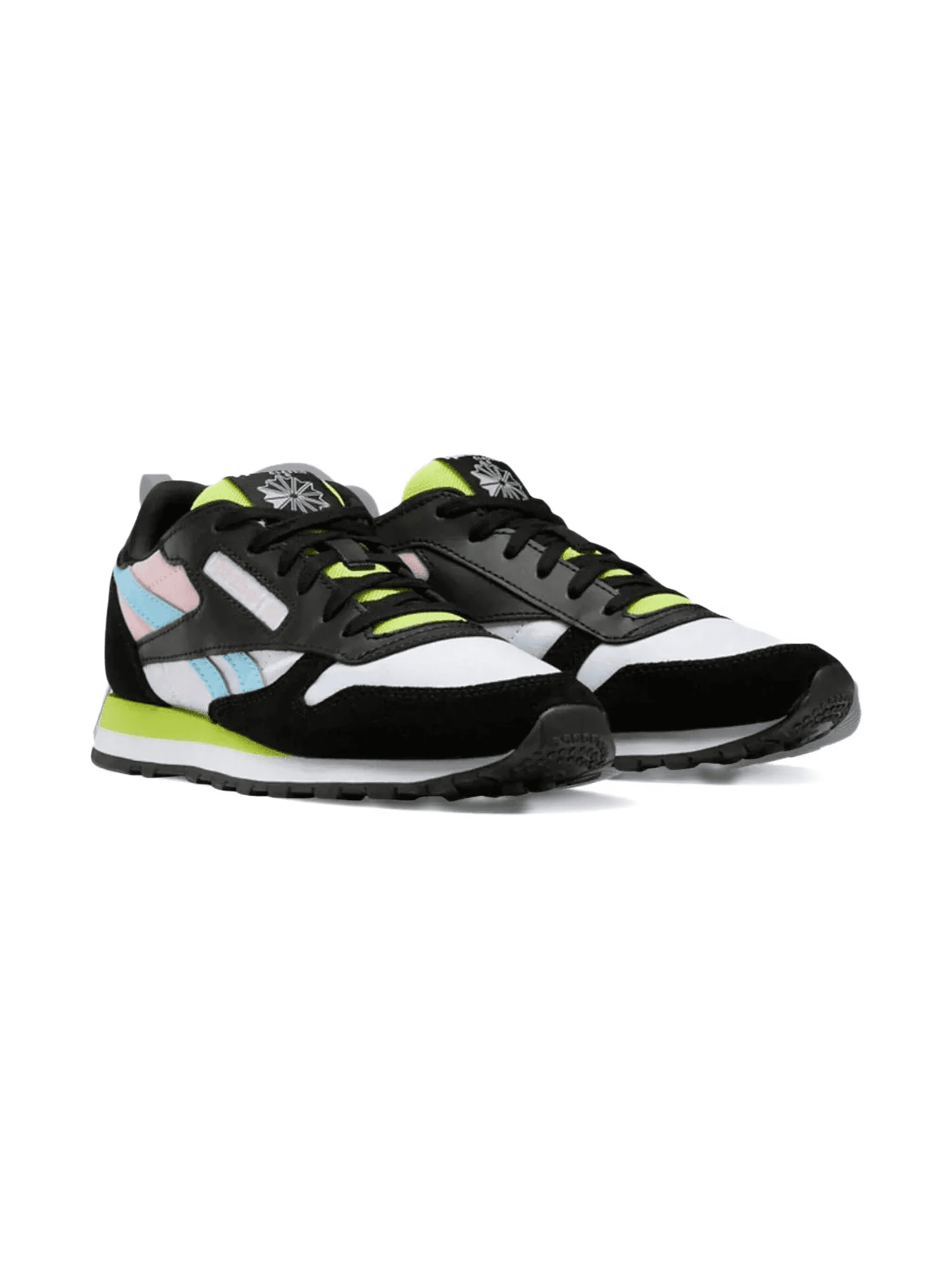 CL LTHR "Black/Pink/Light Blue" sneakers - Image 1