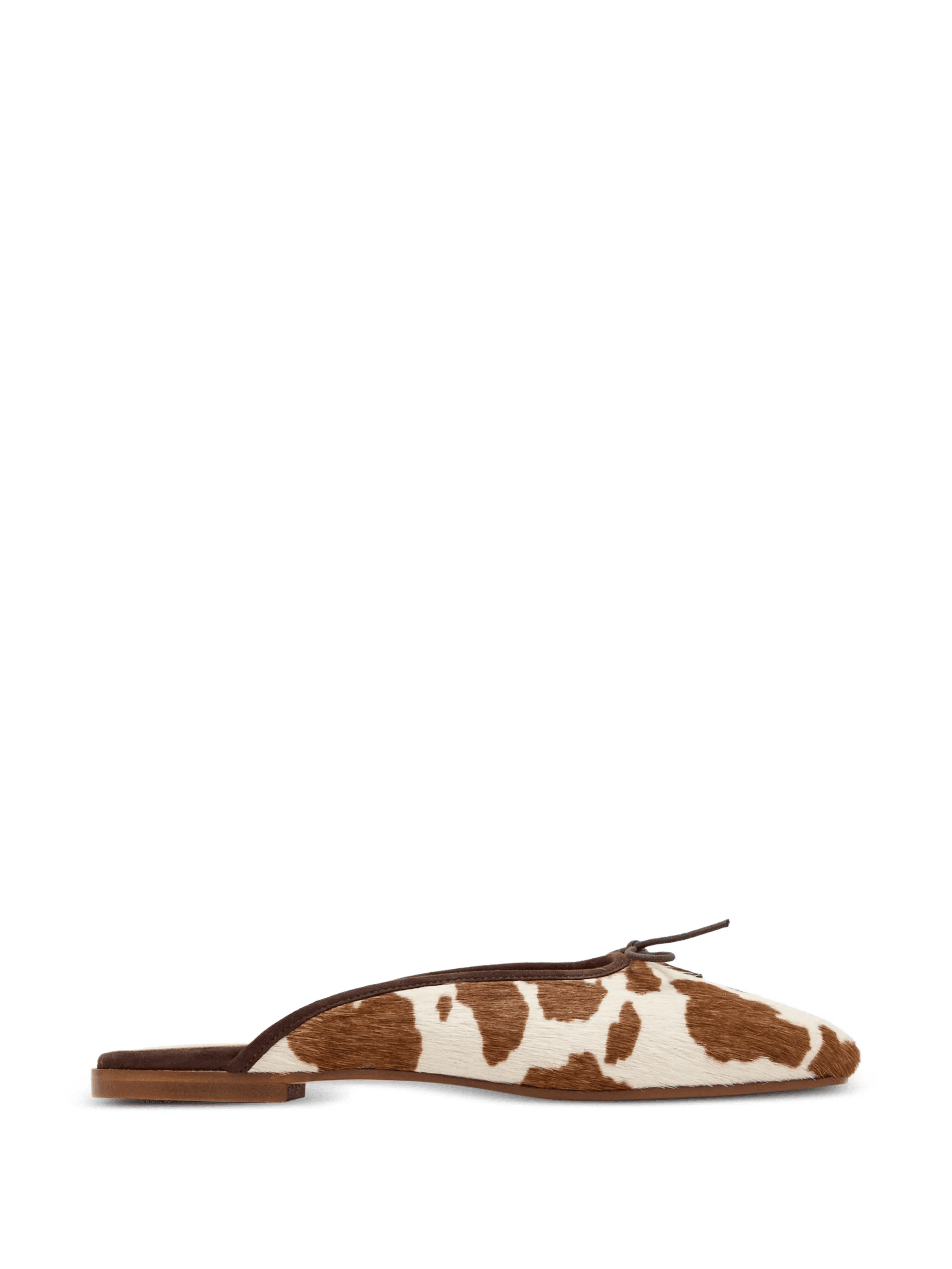 Poesia cow-print mules - Image 1