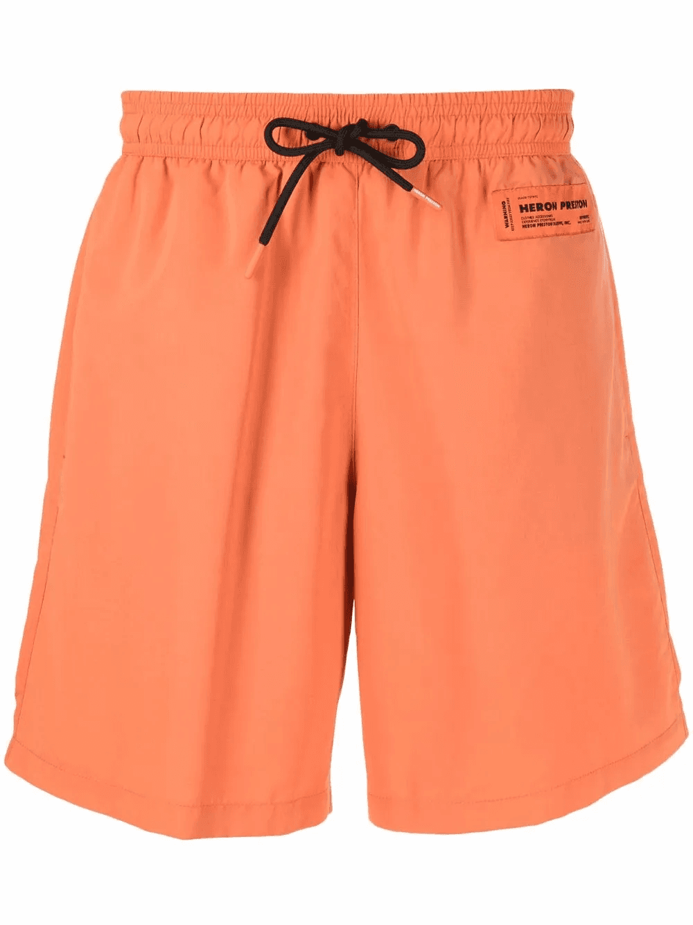 logo-patch swim shorts - Image 1