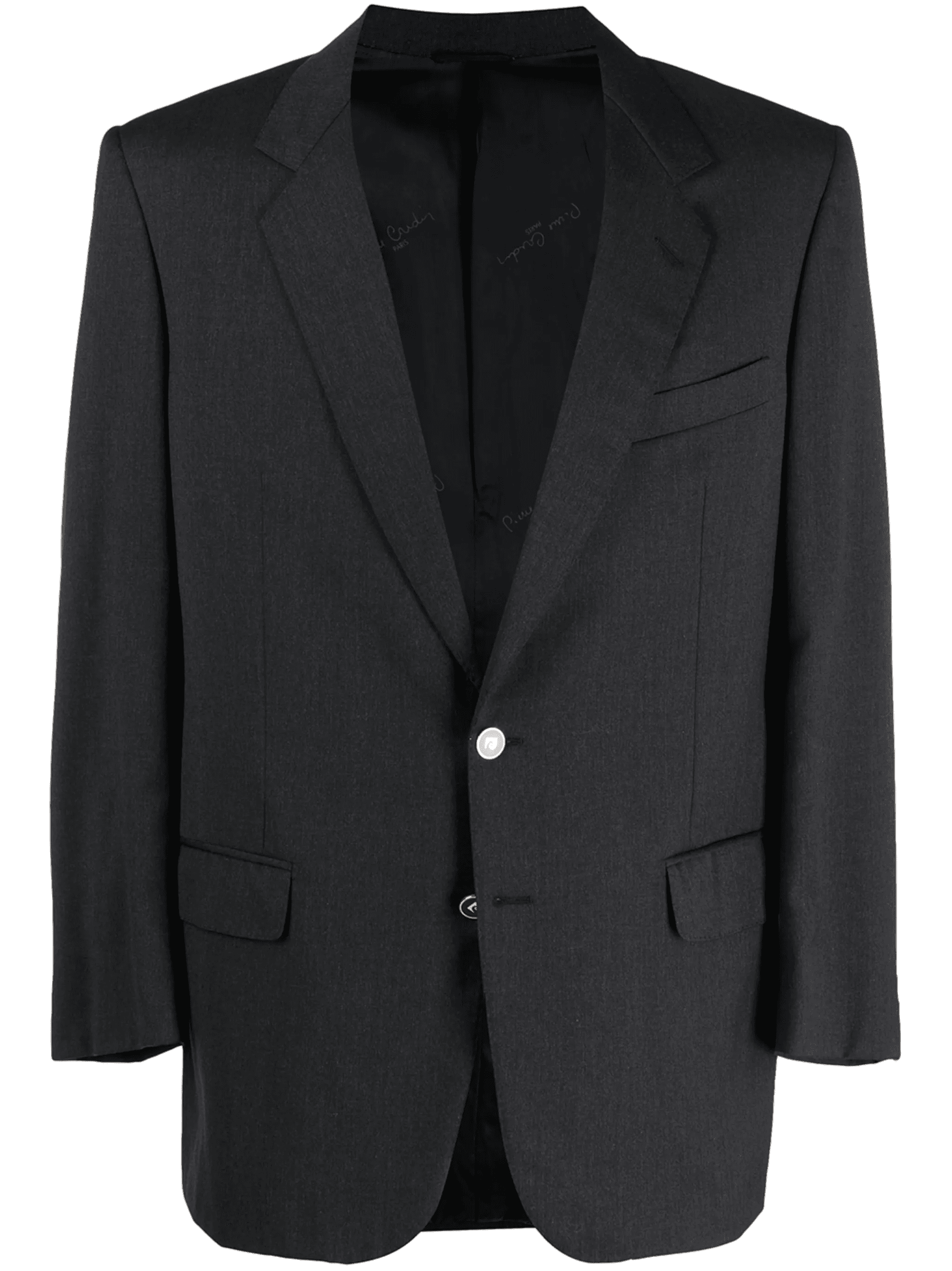 1990s contrasting lapel blazer - Image 1
