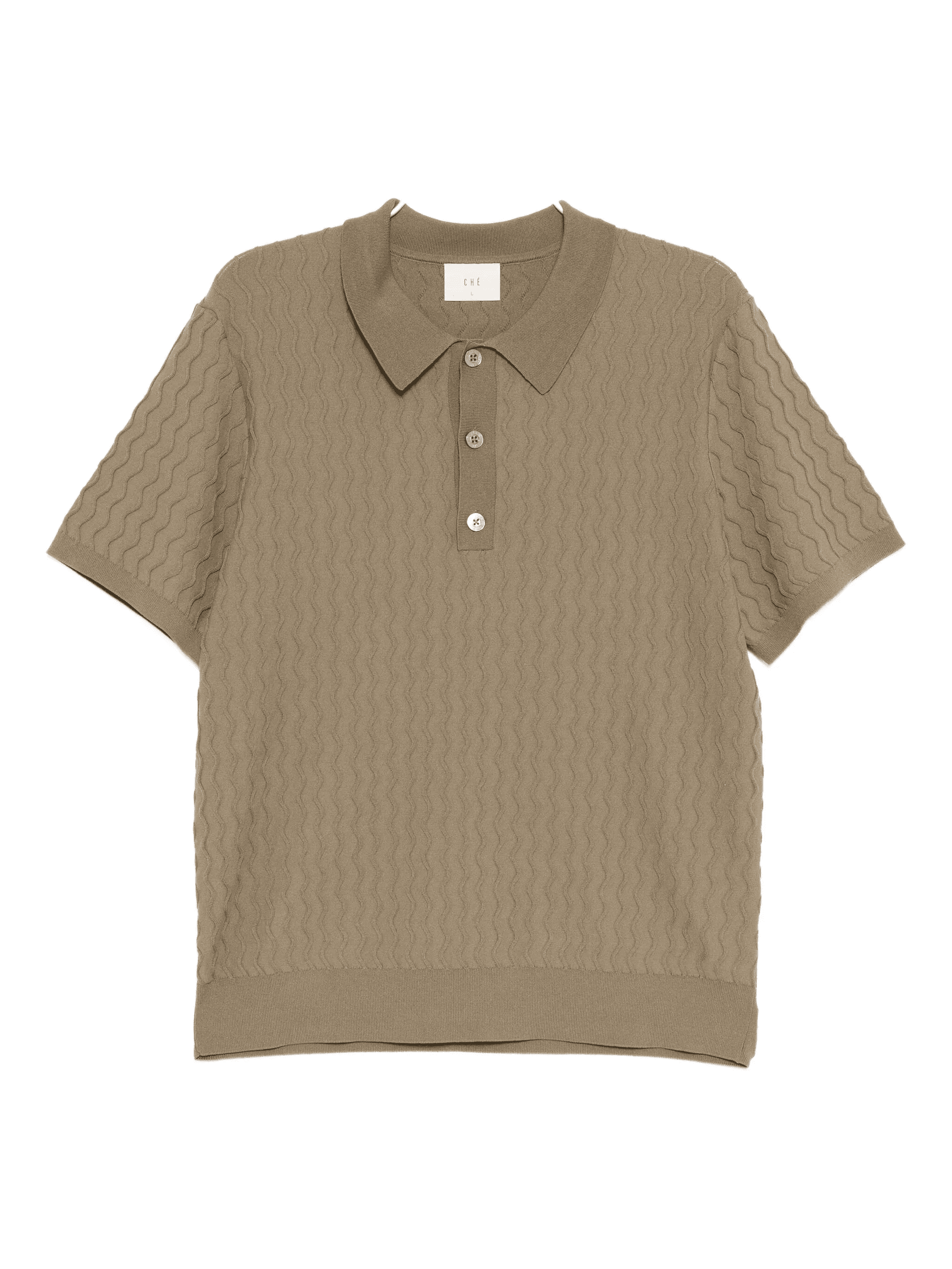 Swirl Geo polo shirt - Image 1