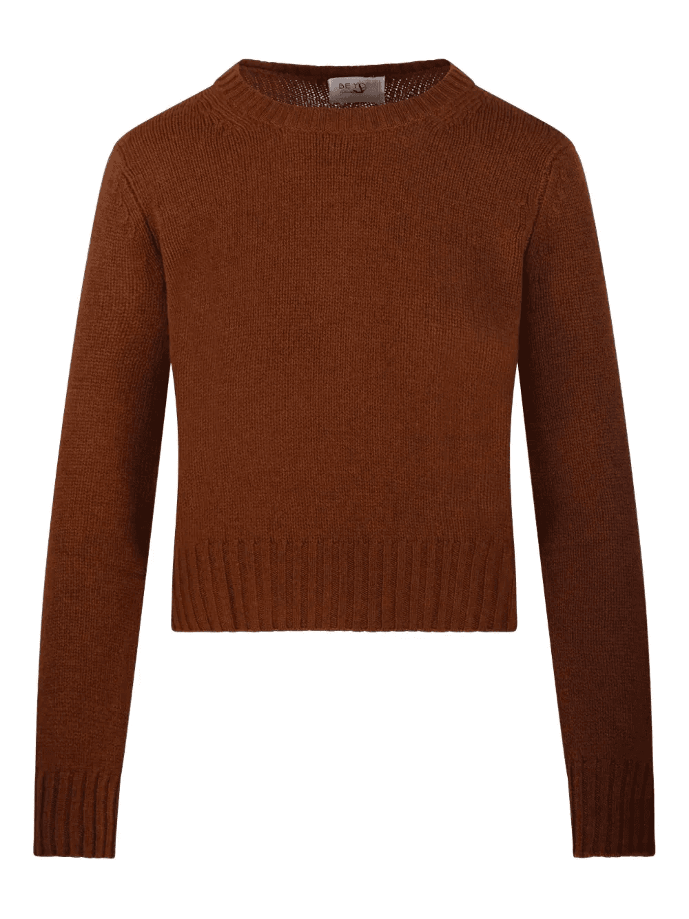 round-neck ribbed jumper - Image 1