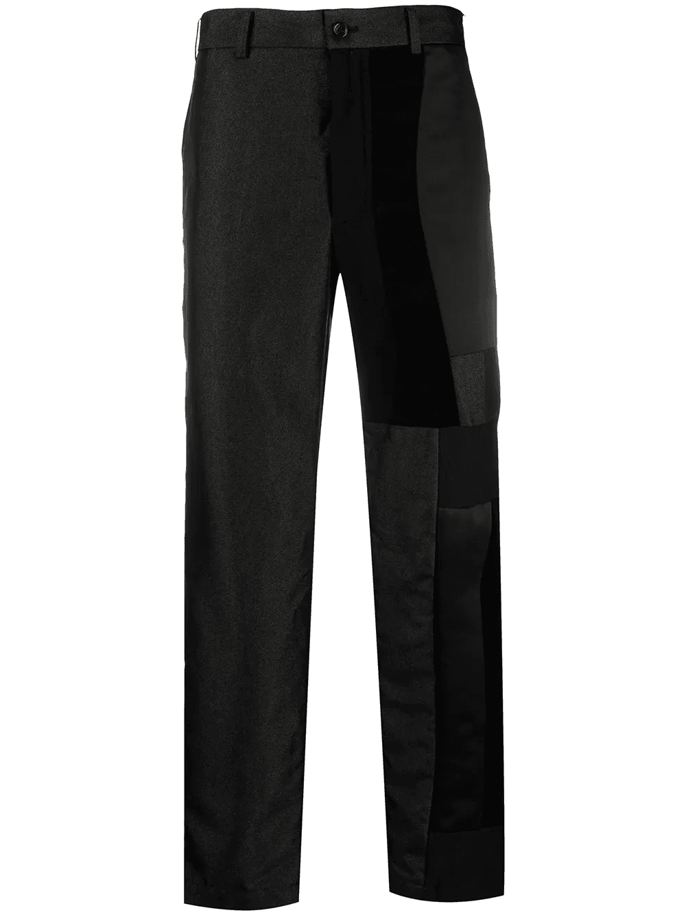 patchwork straight-leg trousers - Image 1