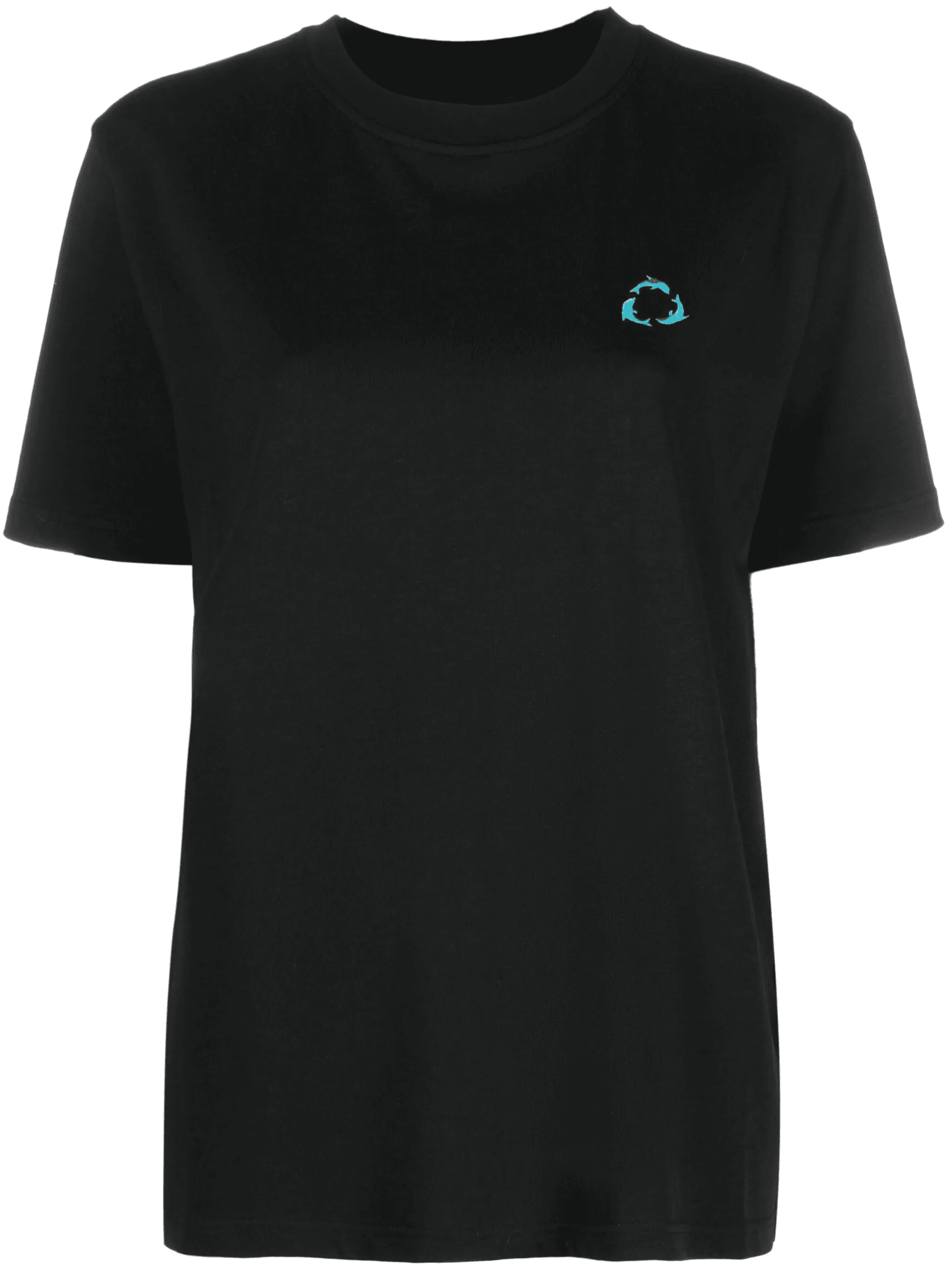 slogan-print crew-neck T-shirt - Image 1