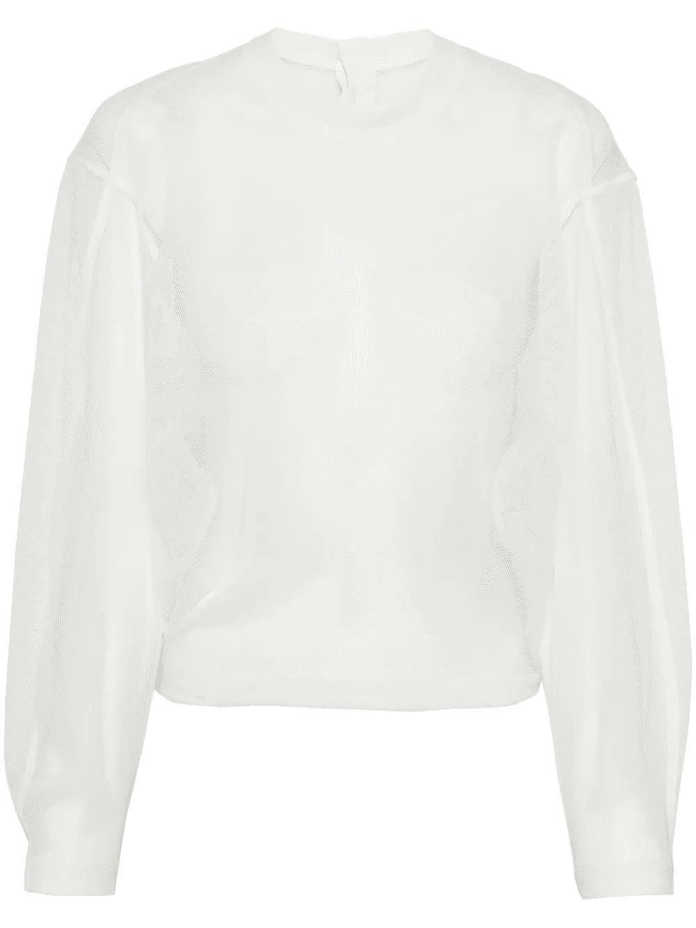 semi-sheer jersey top - Image 1
