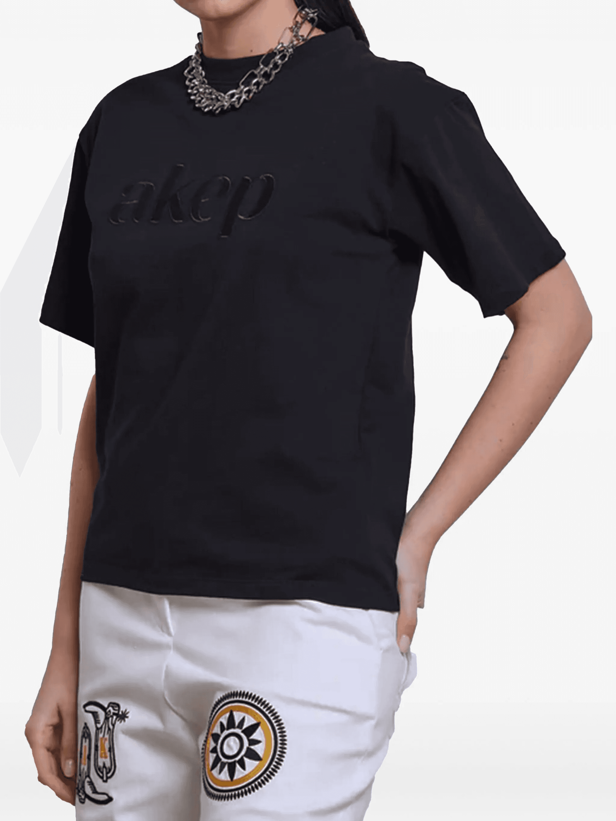 embroidered logo T-shirt - Image 1
