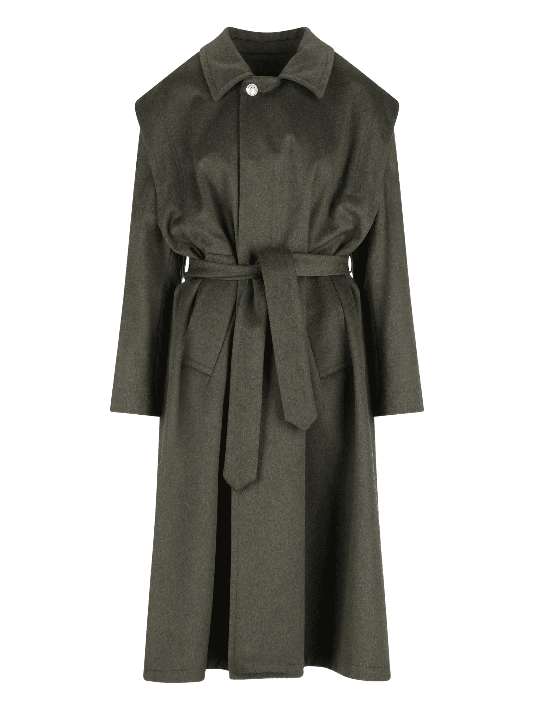belted coat - Image 1
