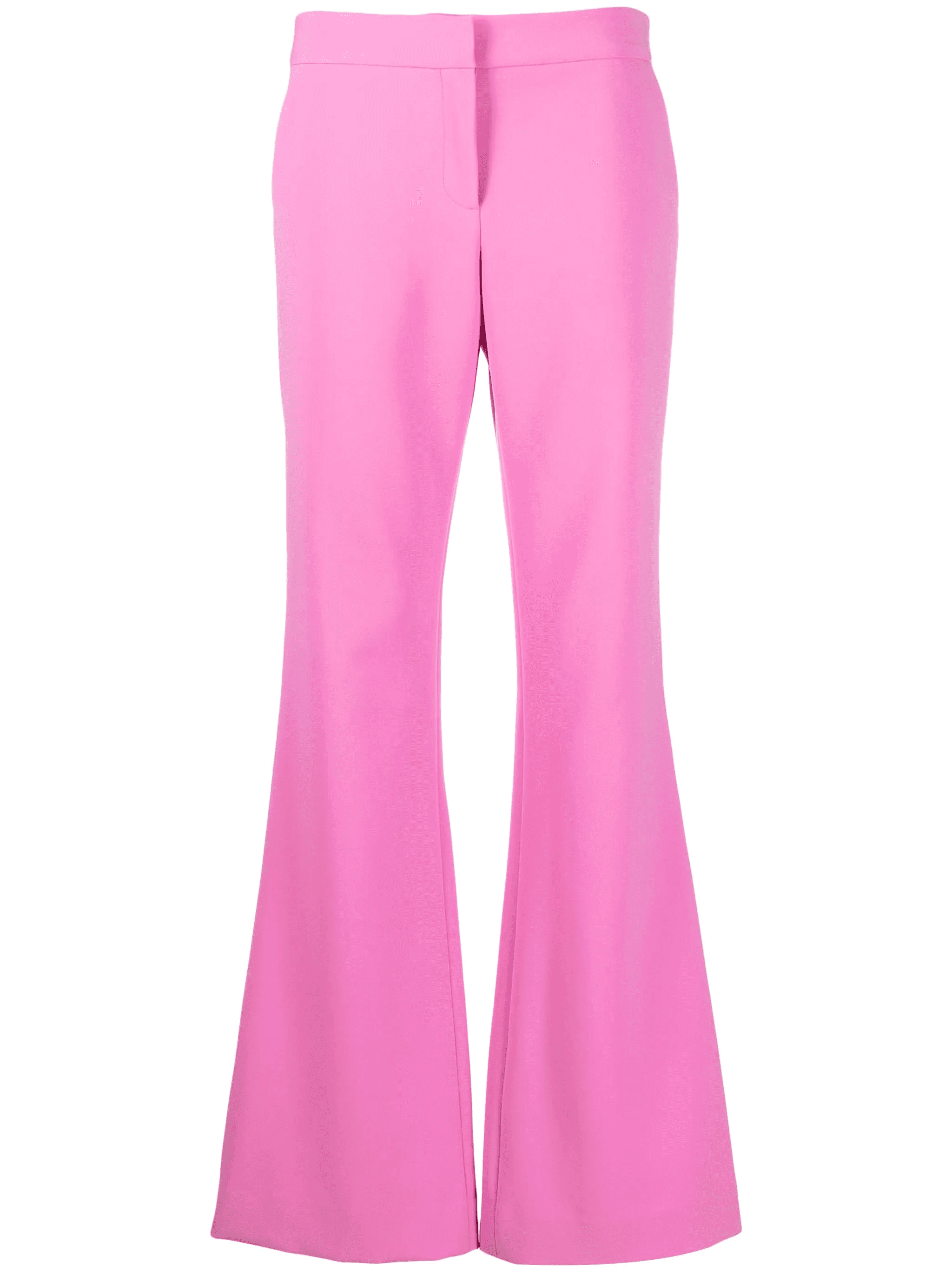 high-waisted flared trousers - Image 1