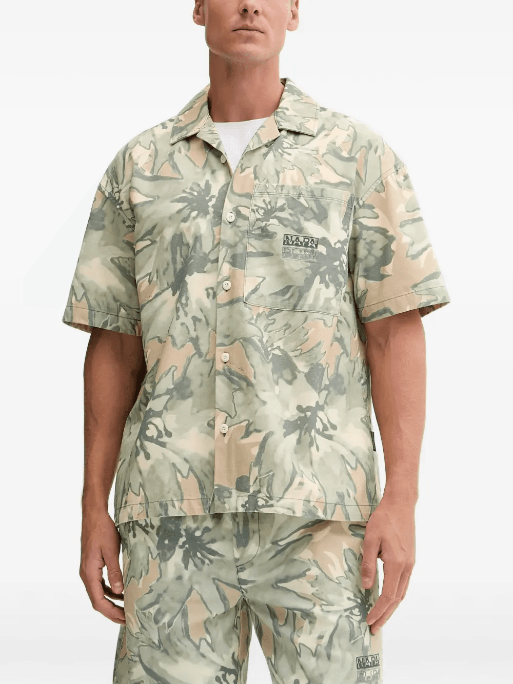 pocket printed shirt - Image 1