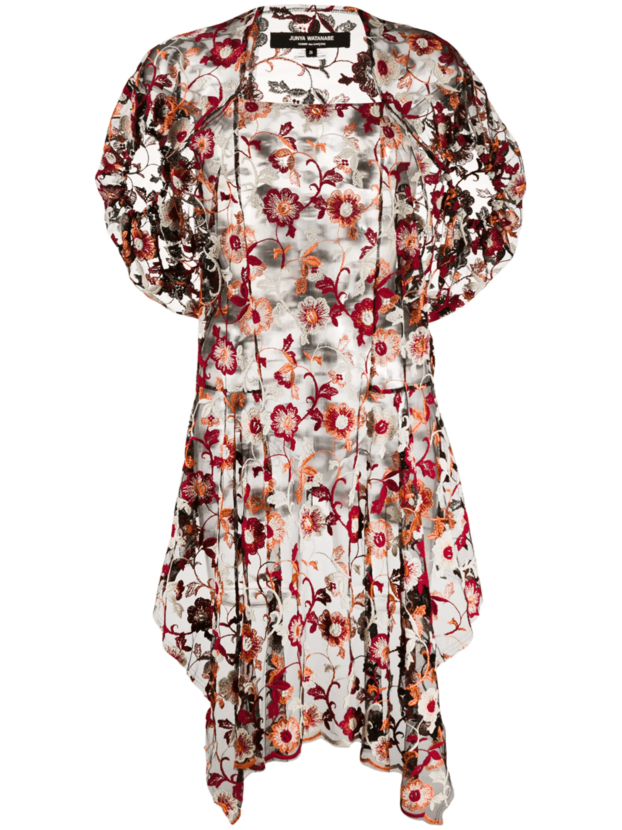2000s floral net dress - Image 1