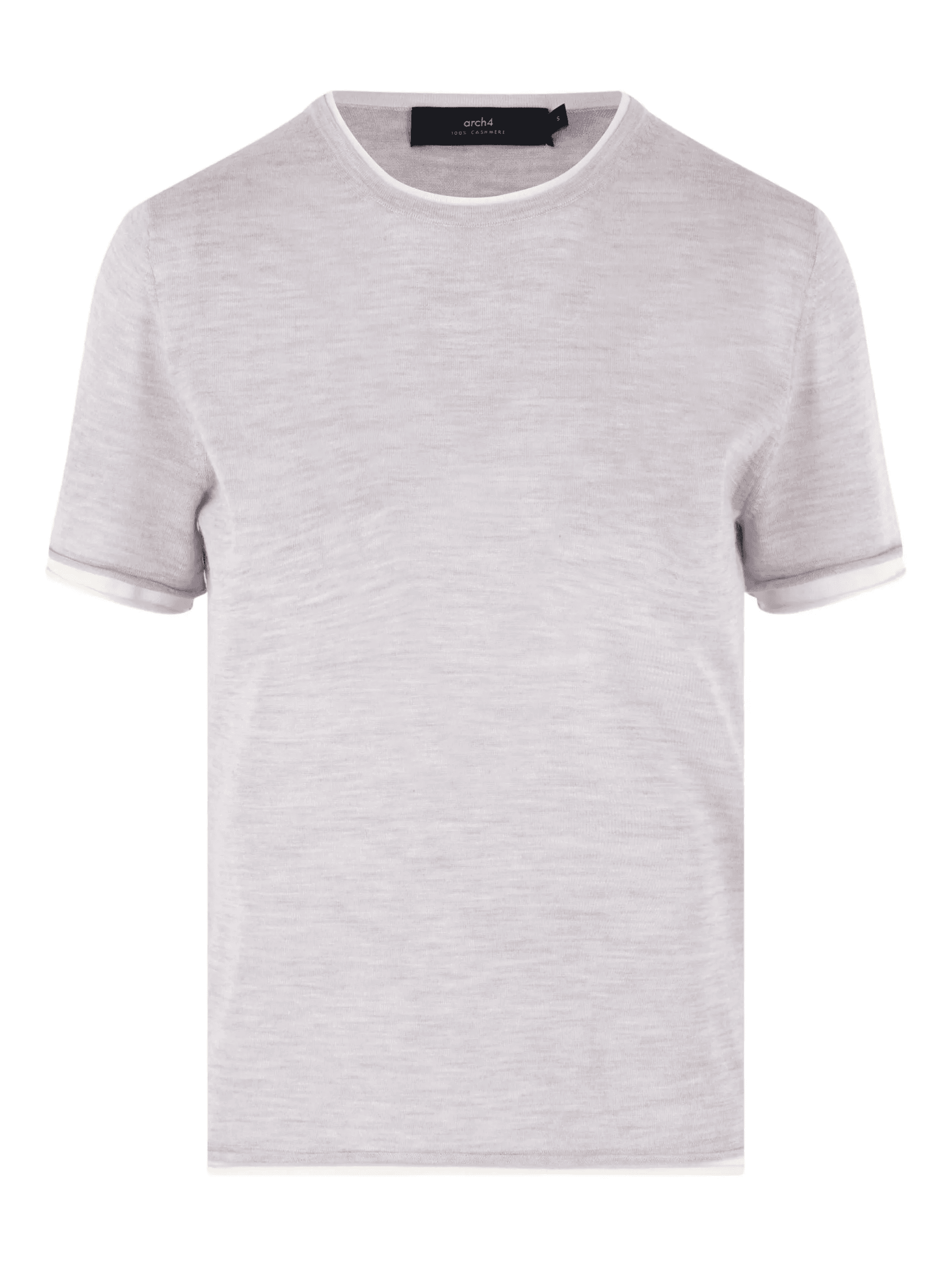contrasting-edges short-sleeve T-shirt - Image 1