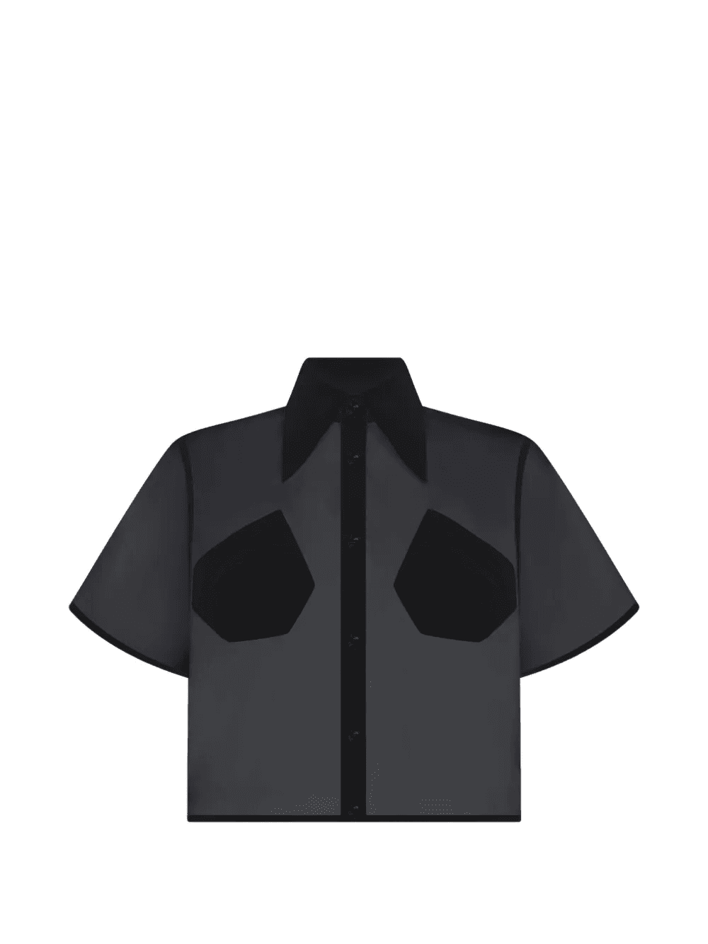 Lea embroidered cropped shirt - Image 1