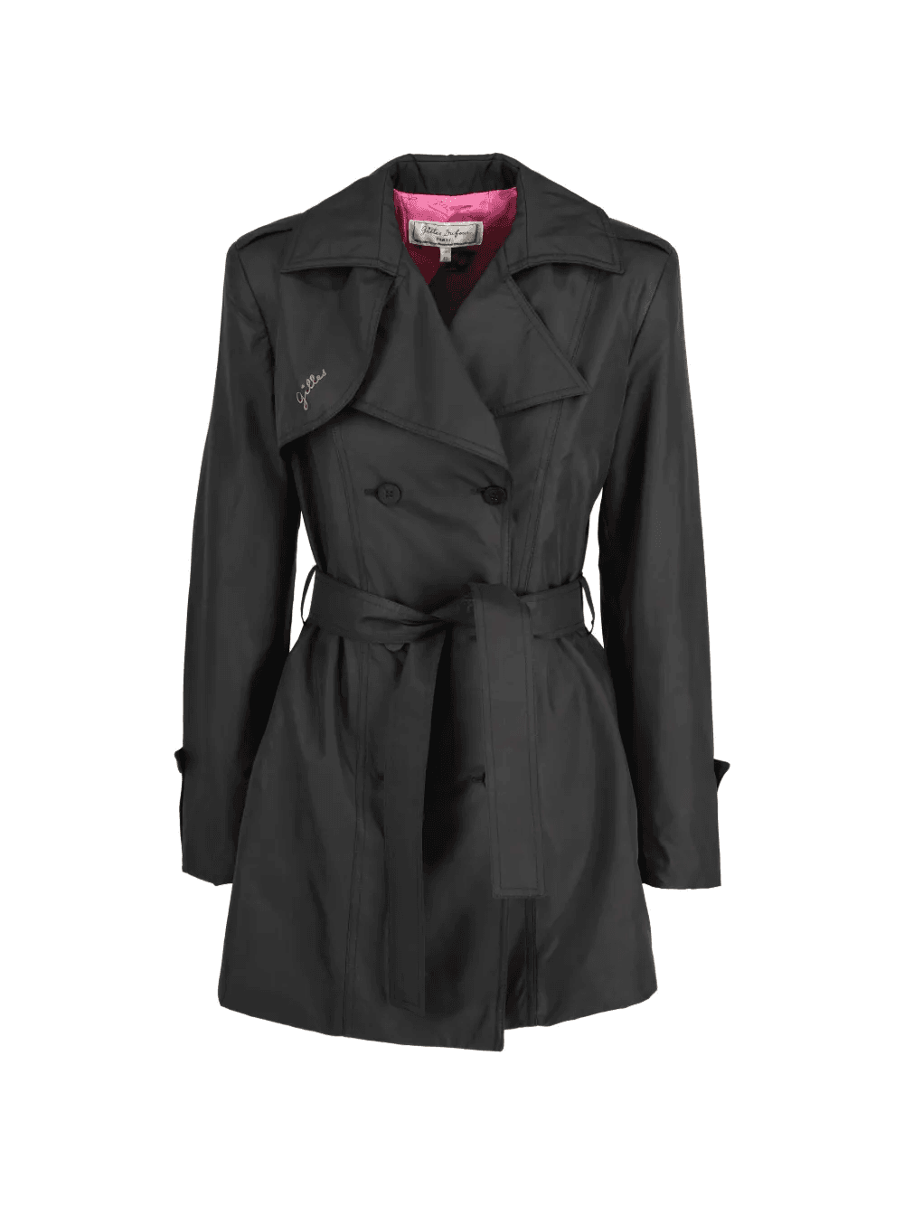 Gilles Dufour double-breasted belted trench coat - Image 1