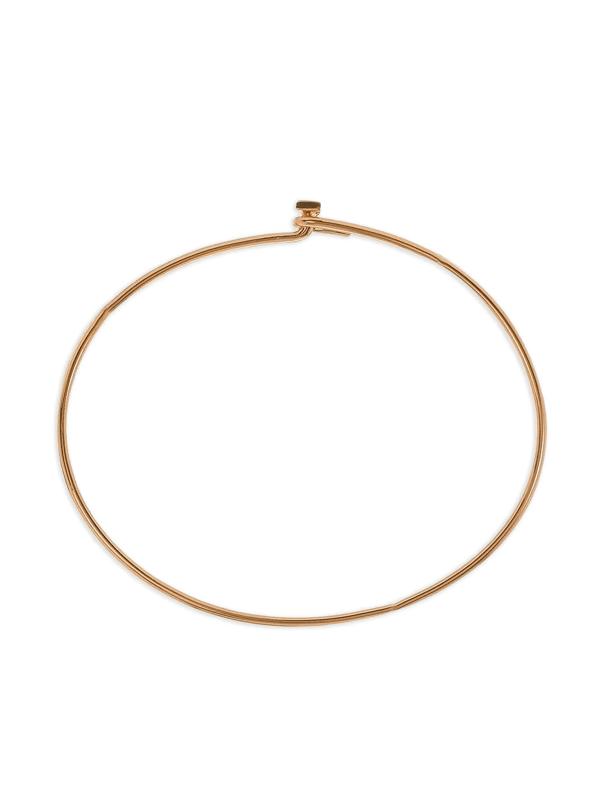 18K rose gold Classic Wave Wire bracelet - Image 1