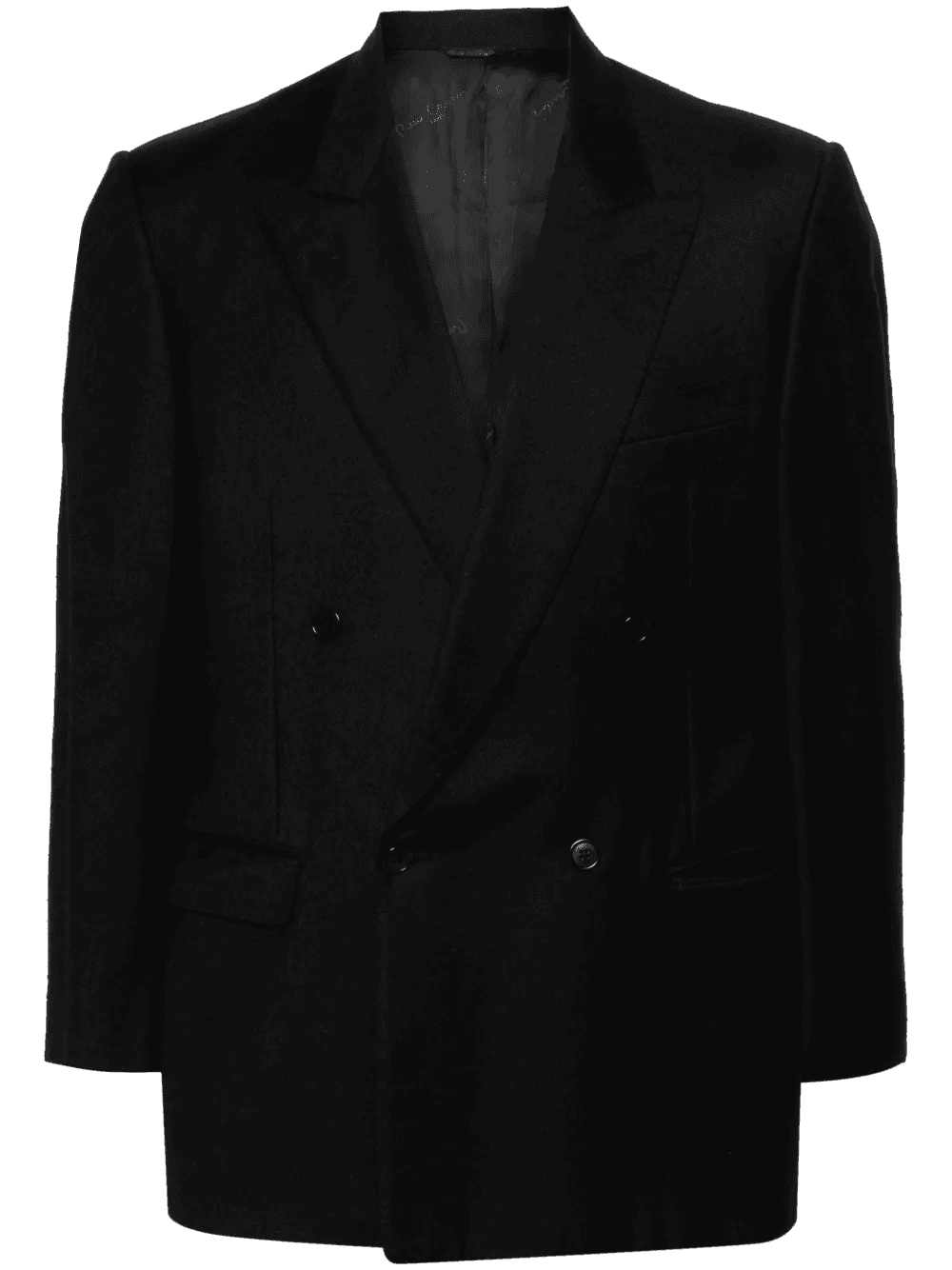 1990s peak lapels double-breasted blazer - Image 1