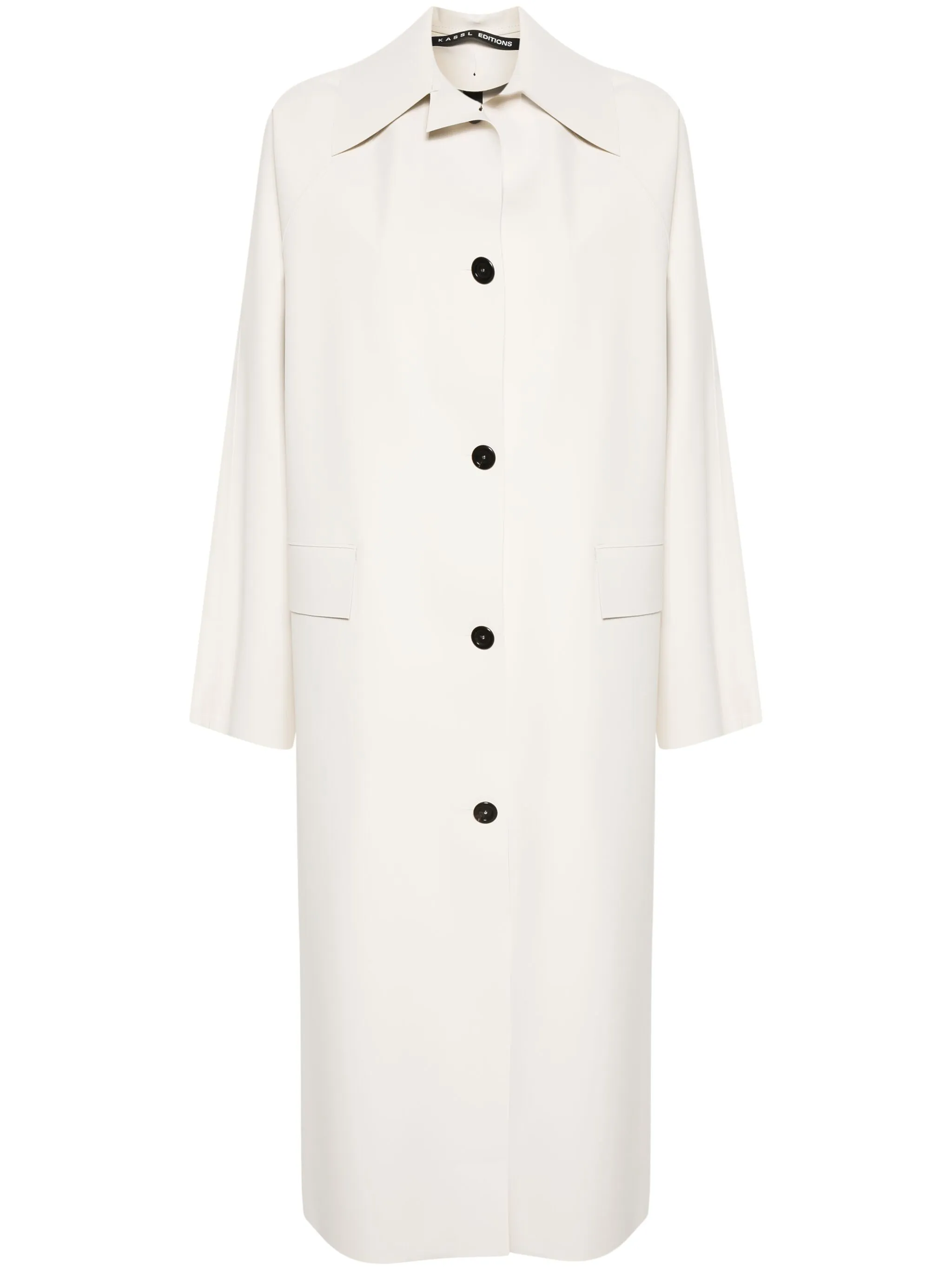 single-breasted long coat - Image 1