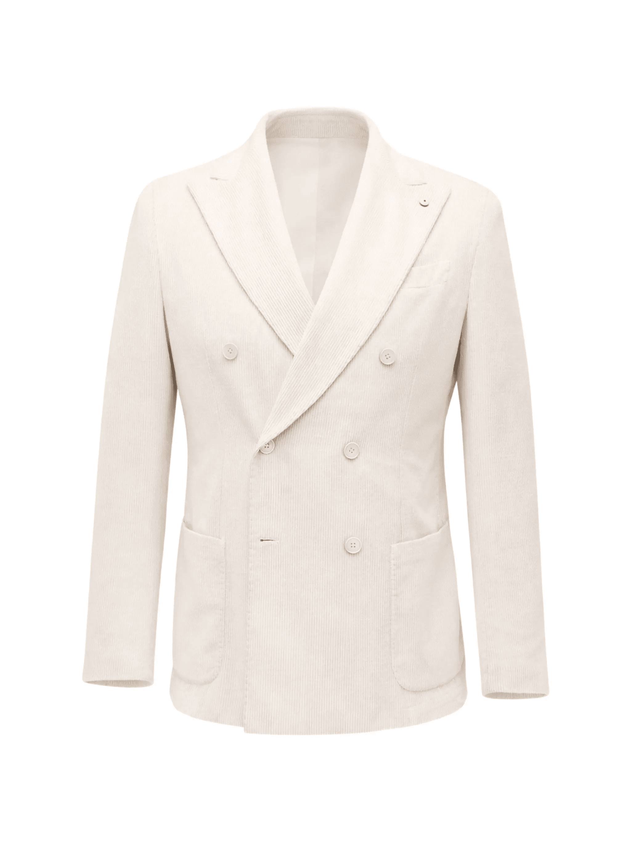 corduroy double-breasted jacket - Image 1