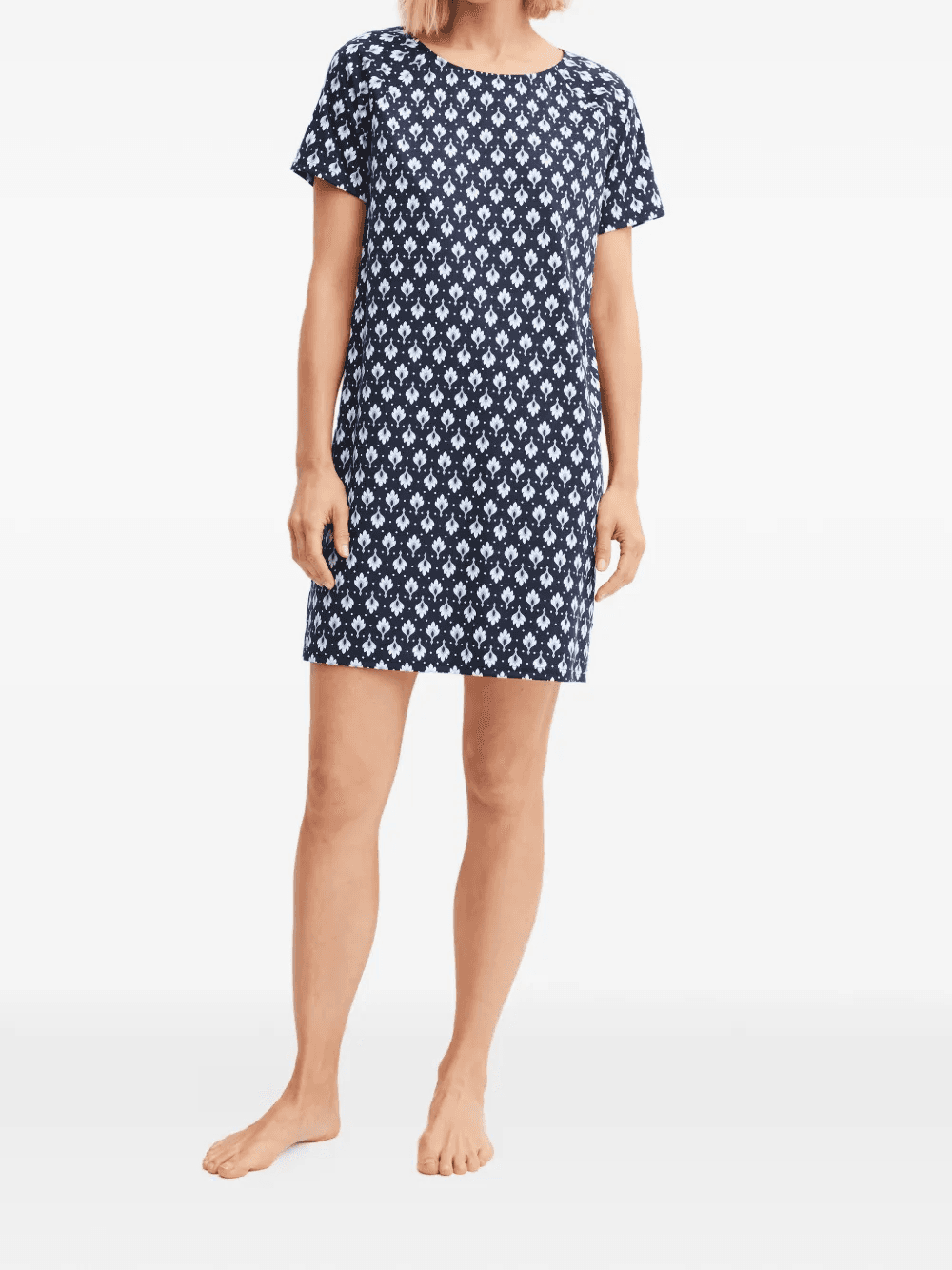 floral-pattern nightdress - Image 1