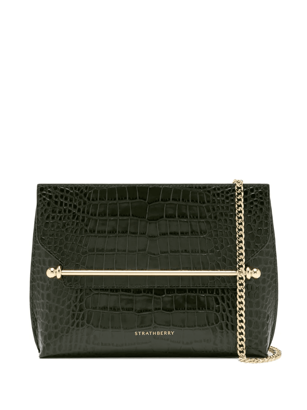 leather clutch bag - Image 1