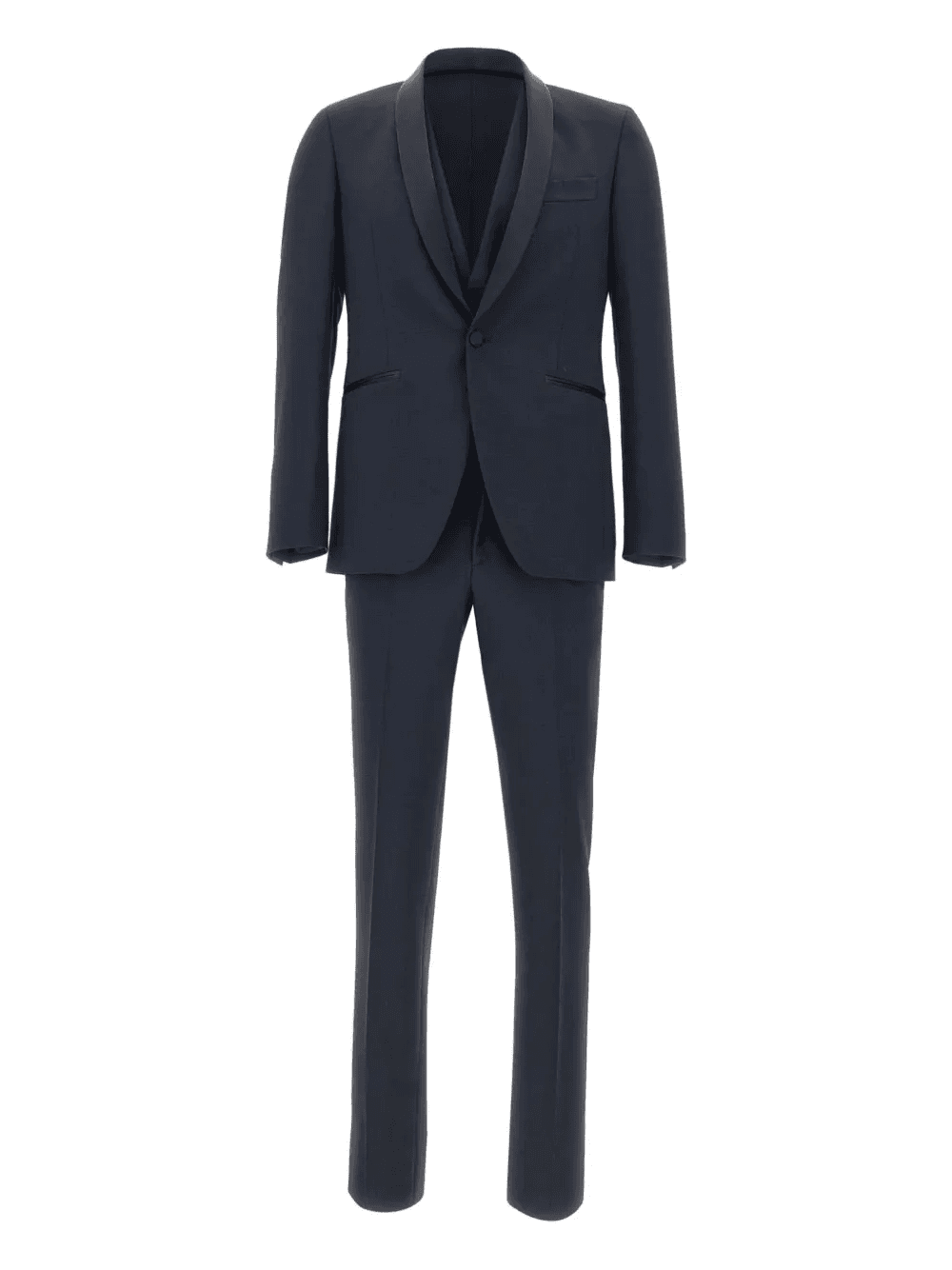 three-piece shawl-collar single-breasted suit - Image 1