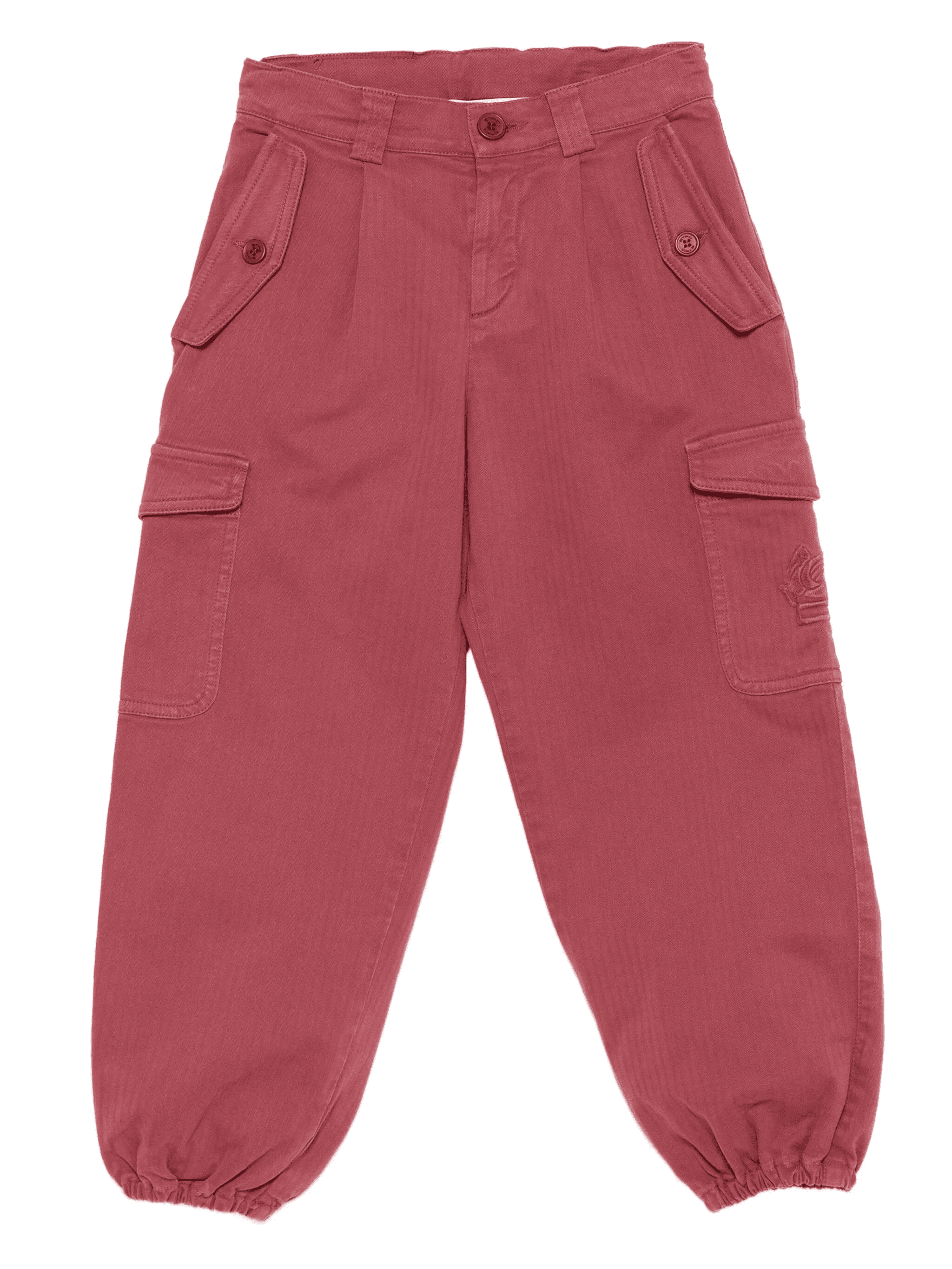 embroidered cargo trousers - Image 1