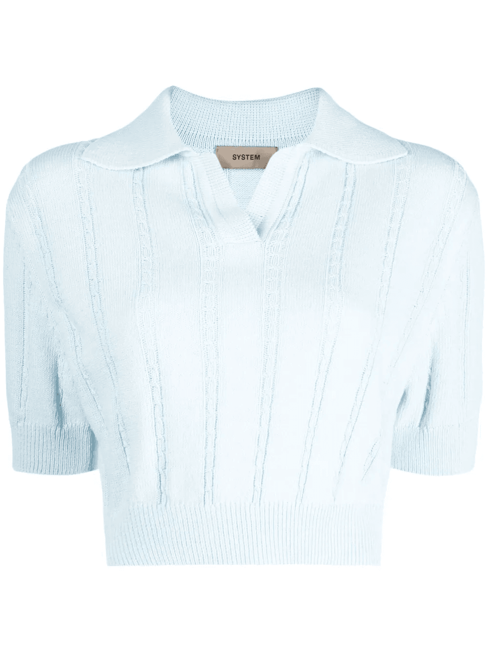 knitted cropped top - Image 1