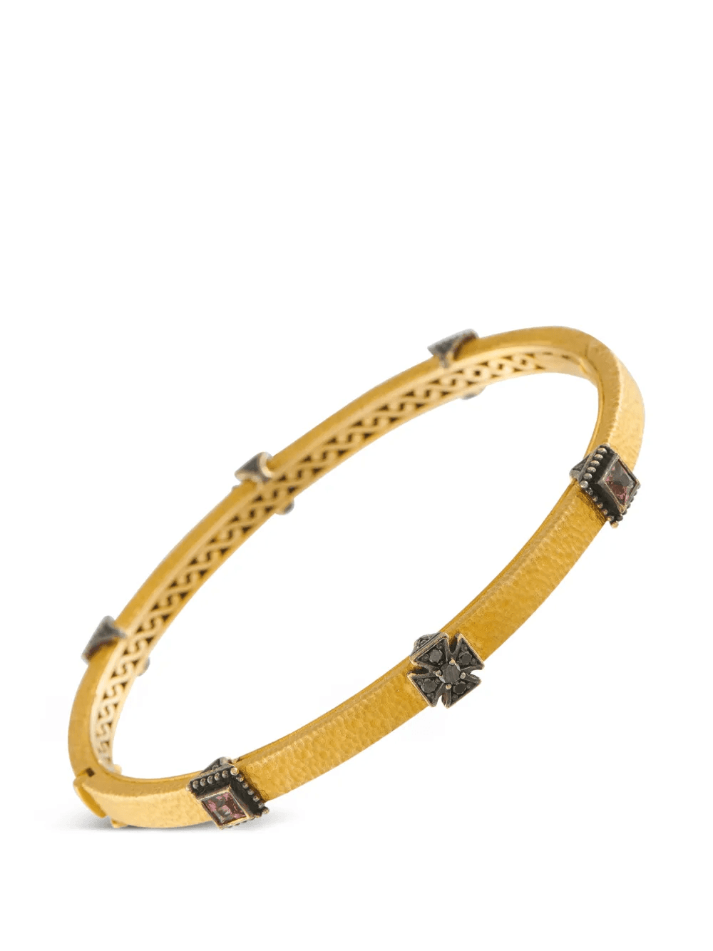 tourmaline and diamond bangle bracelet - Image 1