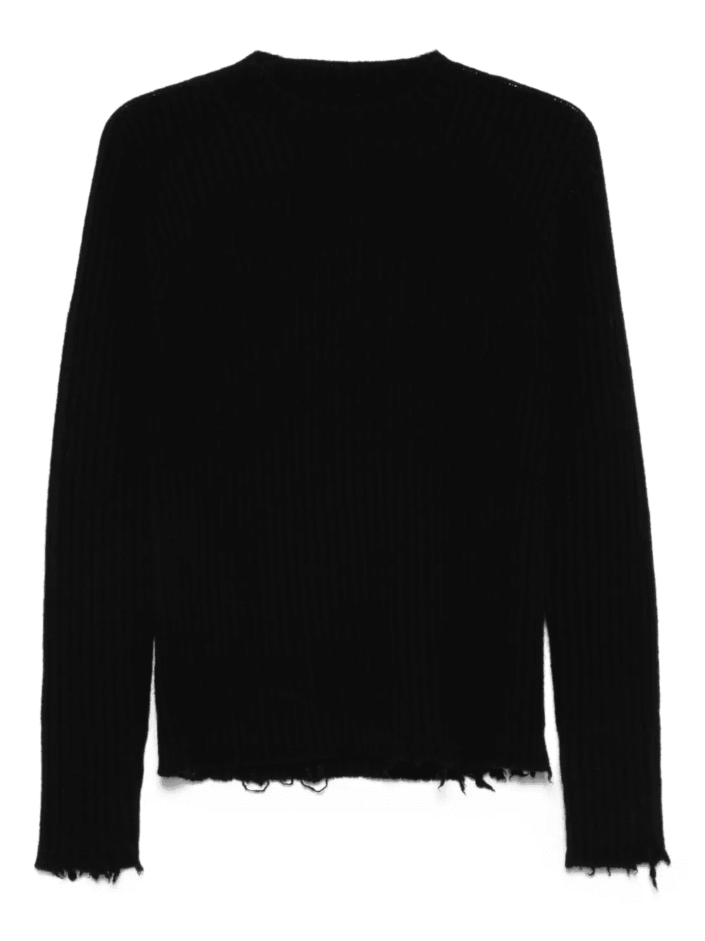 ribbed frayed-edge jumper - Image 1