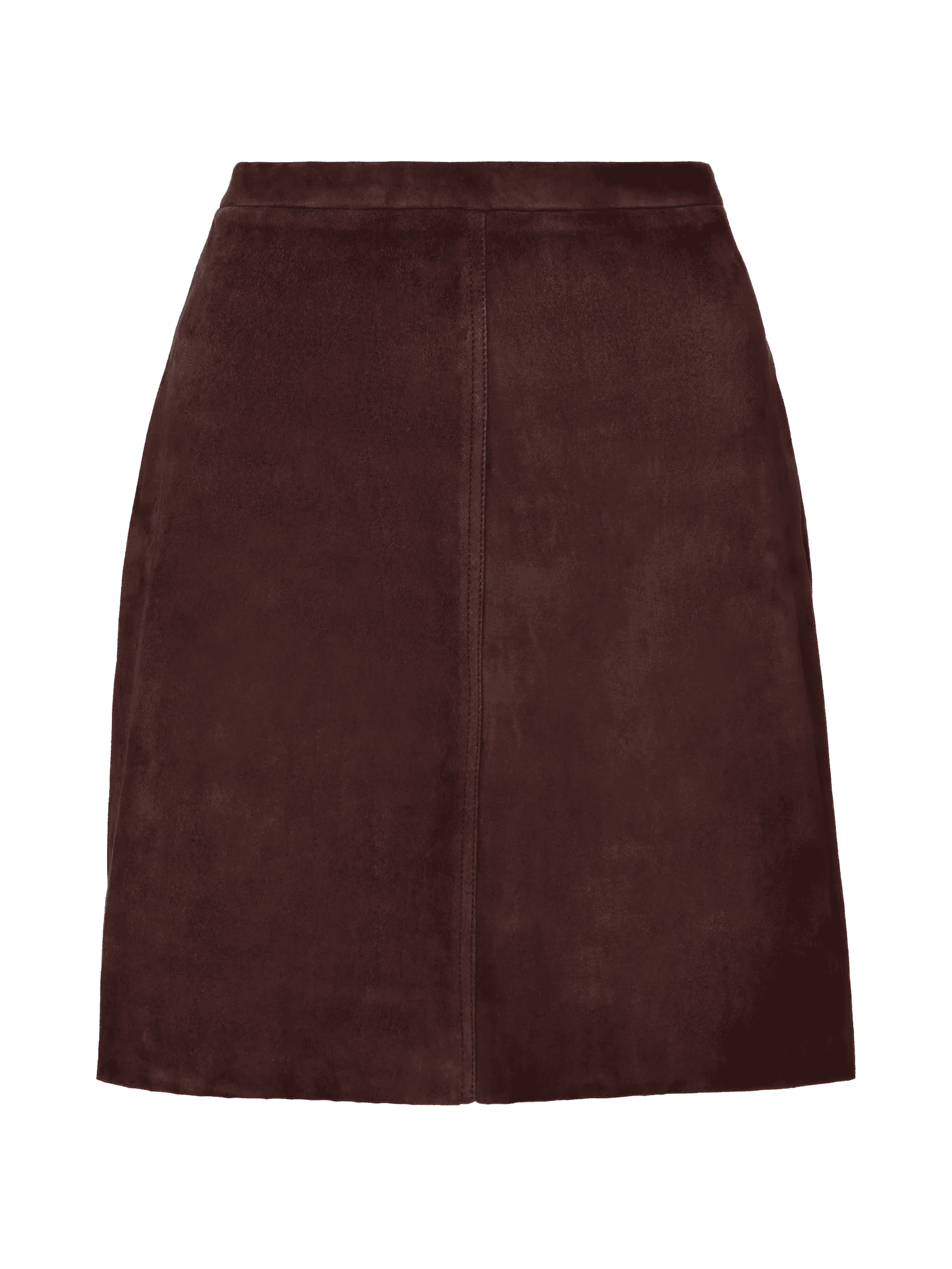 Lucie A-line suede mini skirt - Image 1