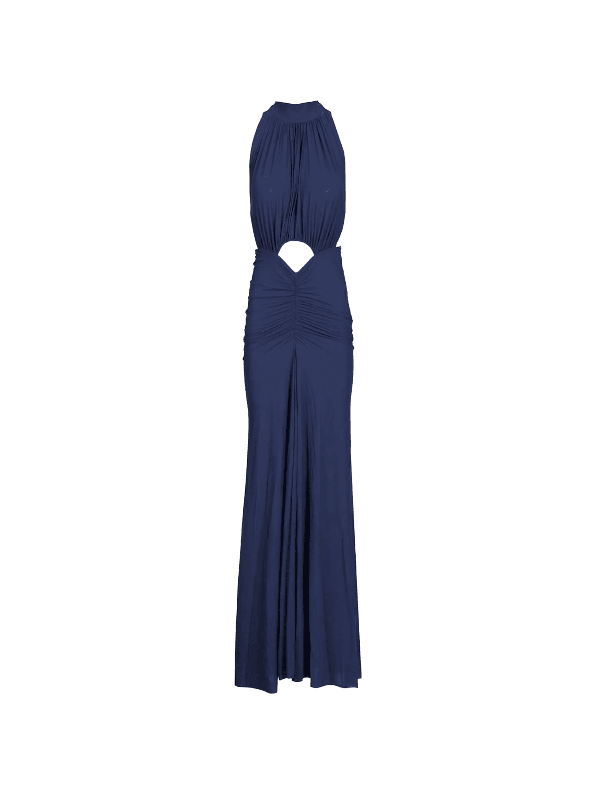 Mina cut-out ruched maxi dress - Image 1