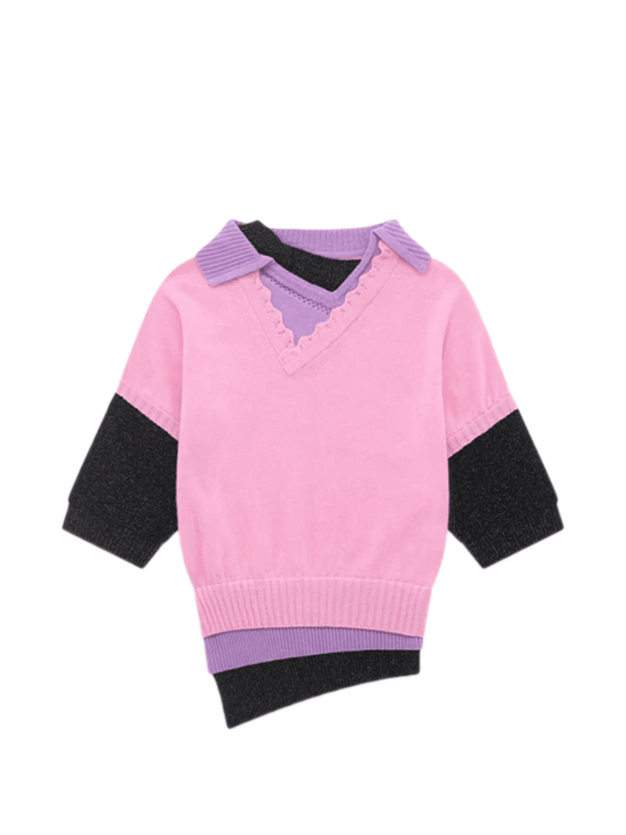 collared lace top - Image 1