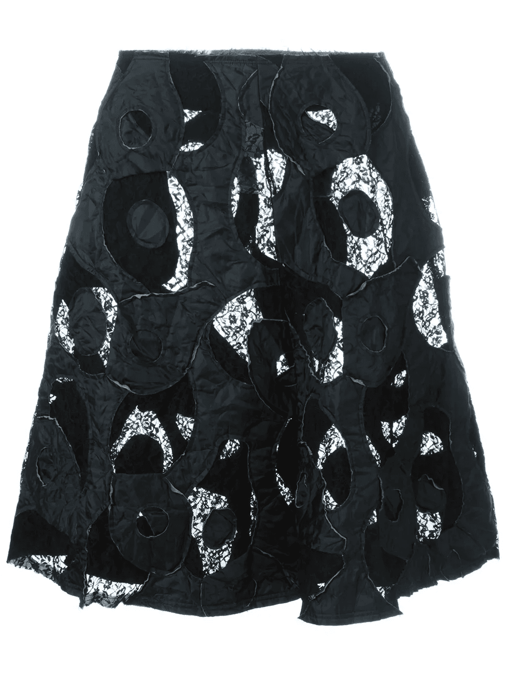 appliqué detail lace skirt - Image 1
