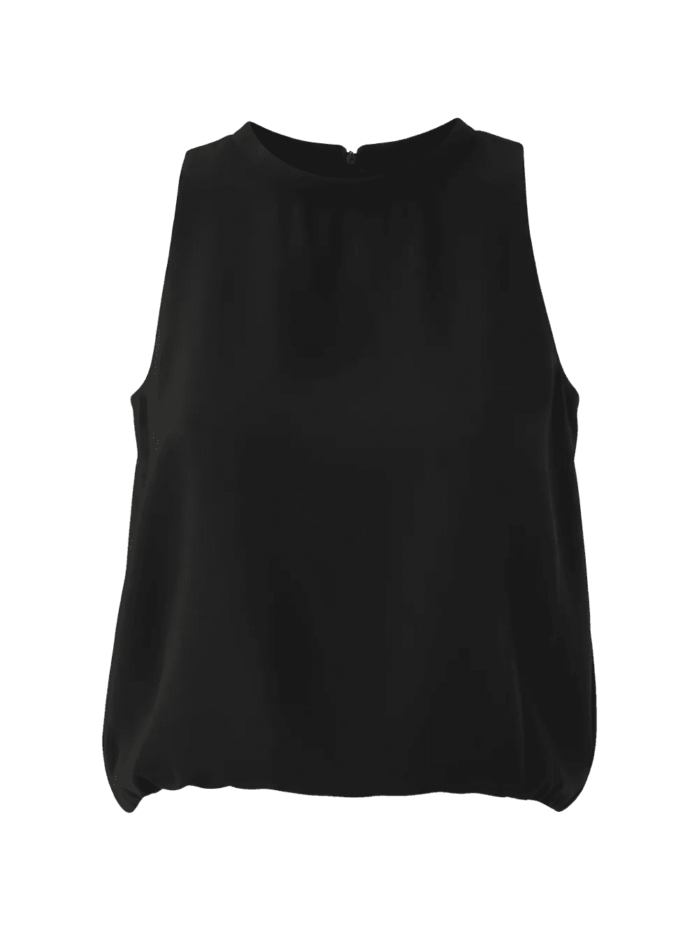 zip sleeveless blouse - Image 1
